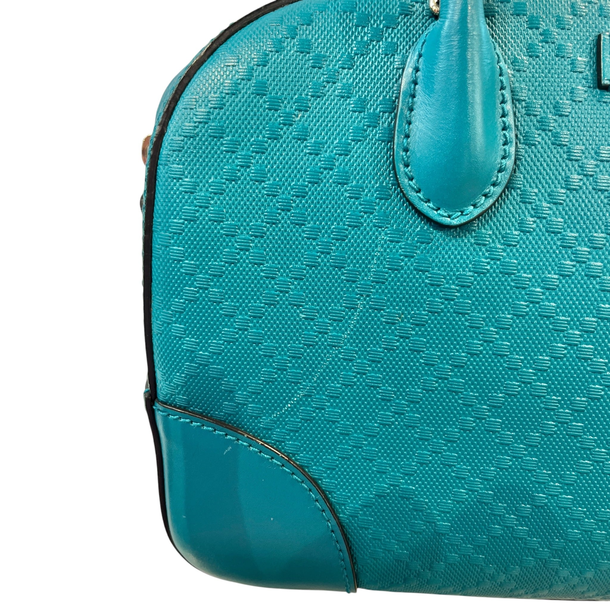 GUCCI/Boston Bag/All Over Print/Leather/BLU/DIAMONTE SMALL SATCHEL view 7