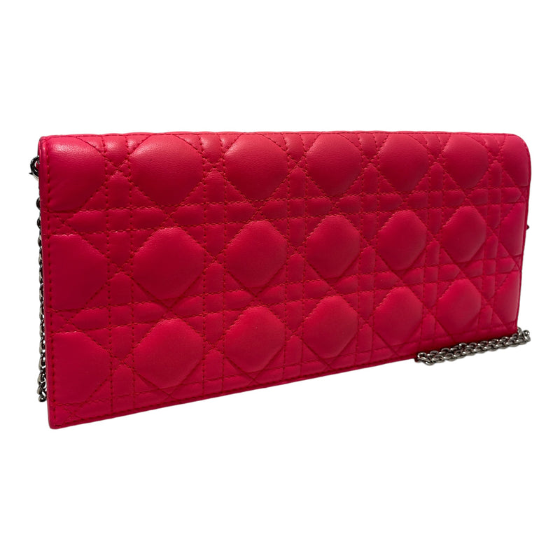 Christian Dior/Cross Body Bag/Lambskin/PNK/