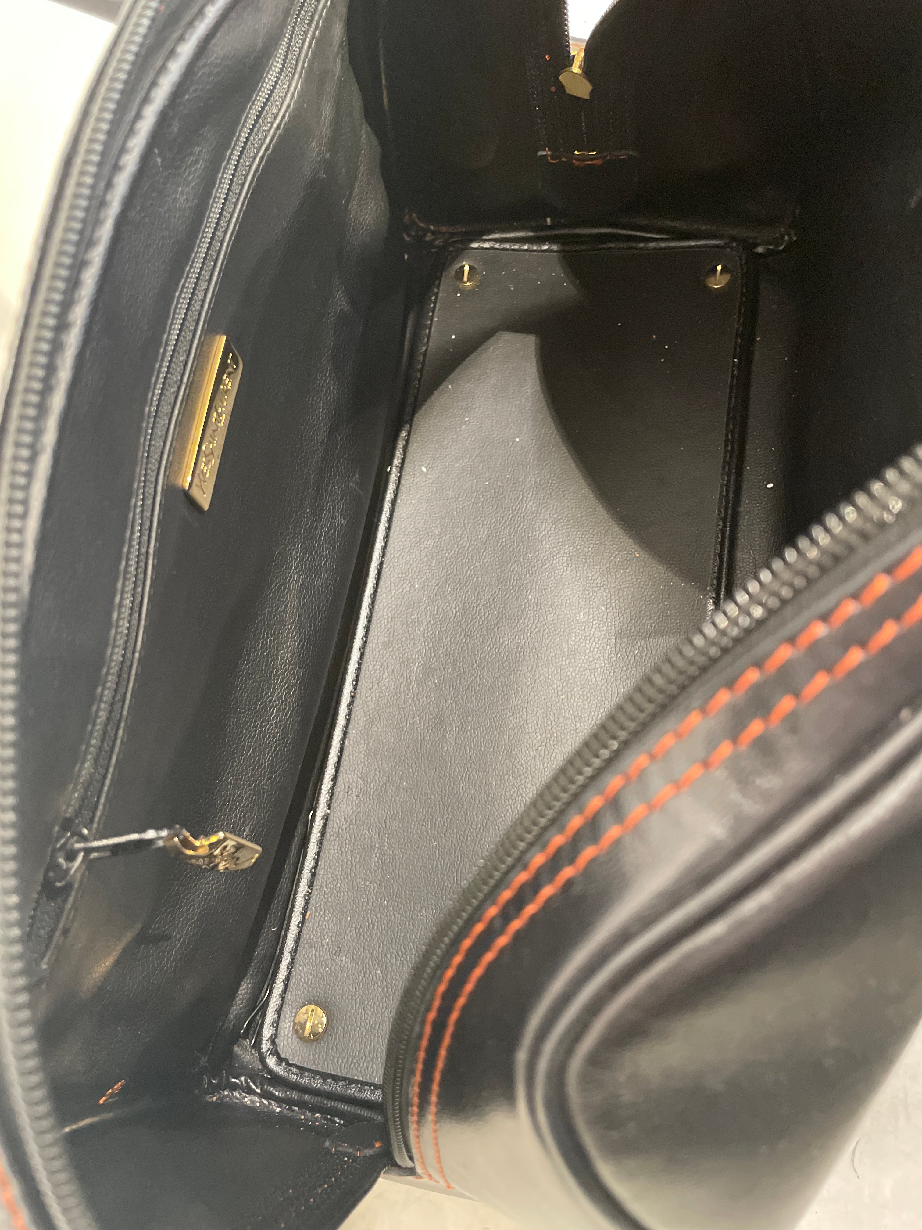 YVES SAINT LAURENT/Cross Body Bag/Leather/BLK/Y'S ACROSS BOWLING BAG view 7