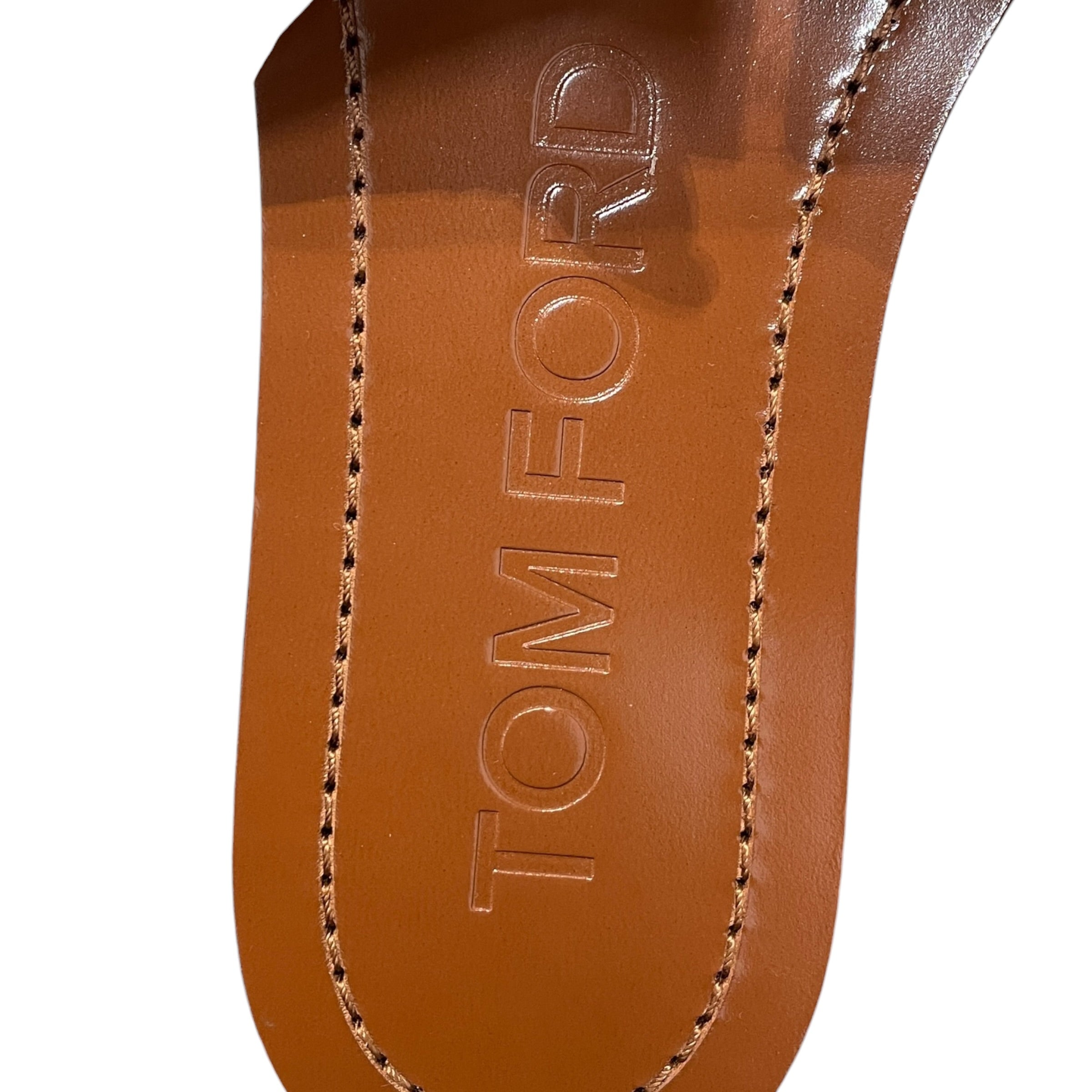 TOM FORD/Sandals/EU 39/Leather/BRW/Whitney view 3