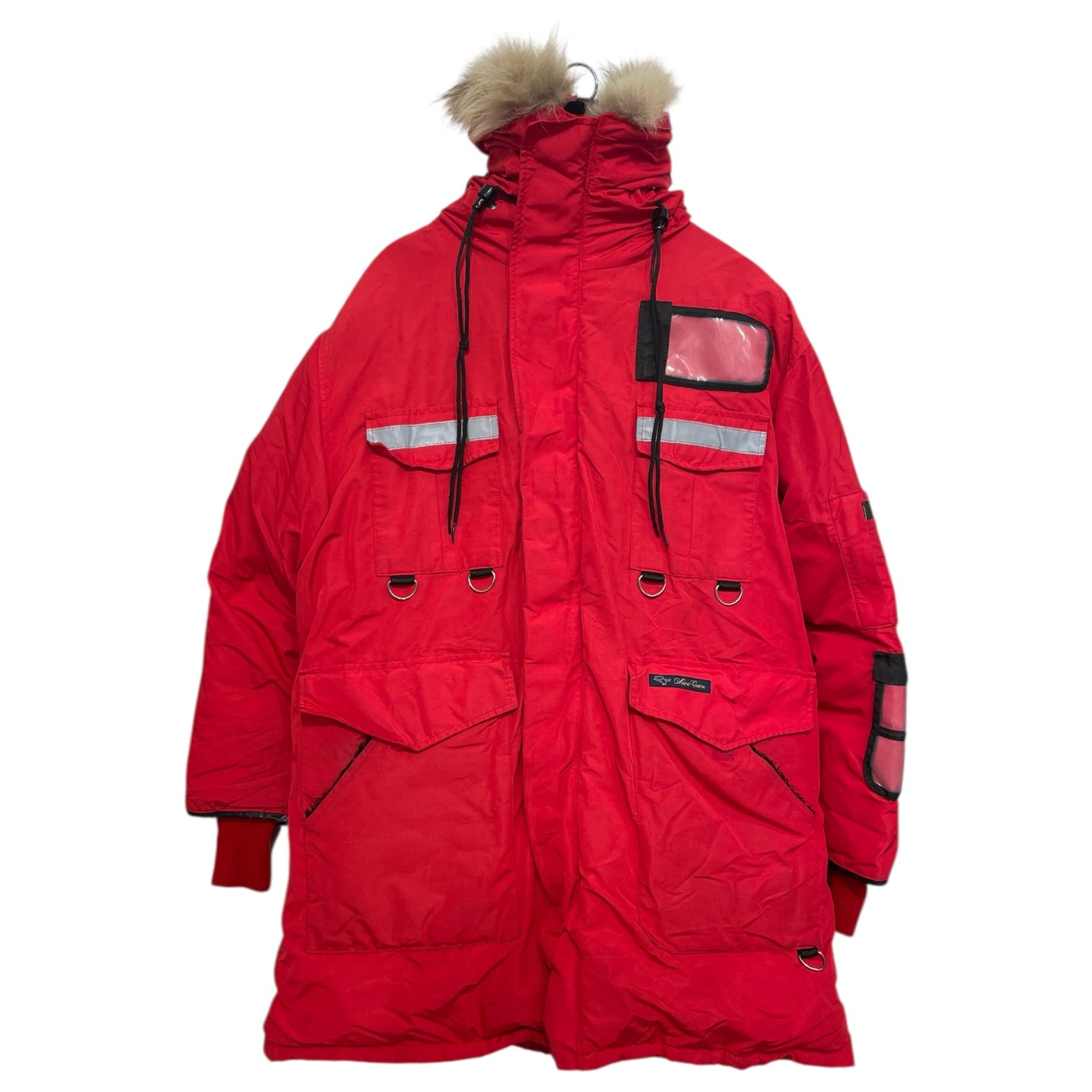 Snow Goose/Puffer Jkt/L/Polyester/RED/Snow Goose view 1