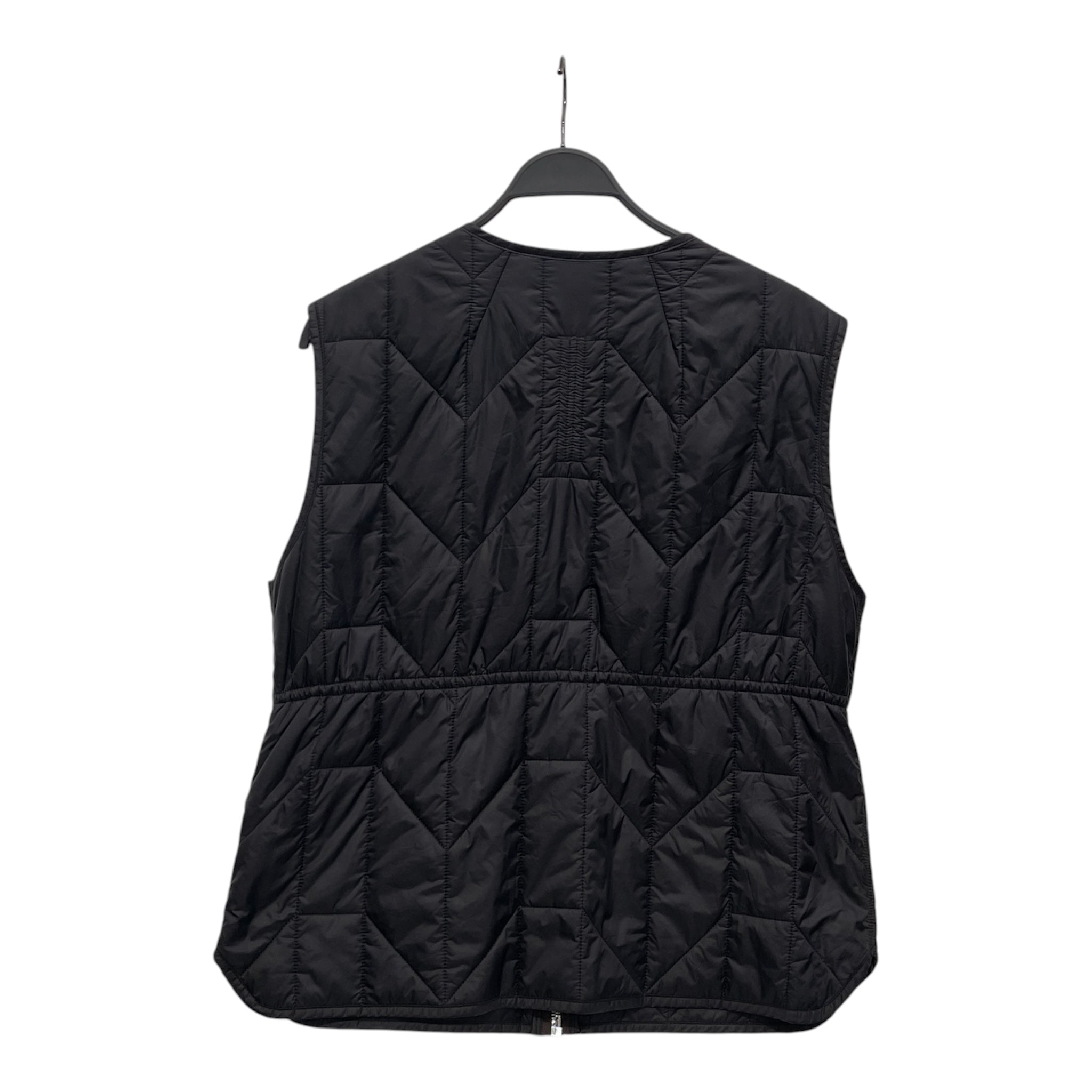 Rick Owens/Quilted Vest/42/Polyester/BLK/ view 2