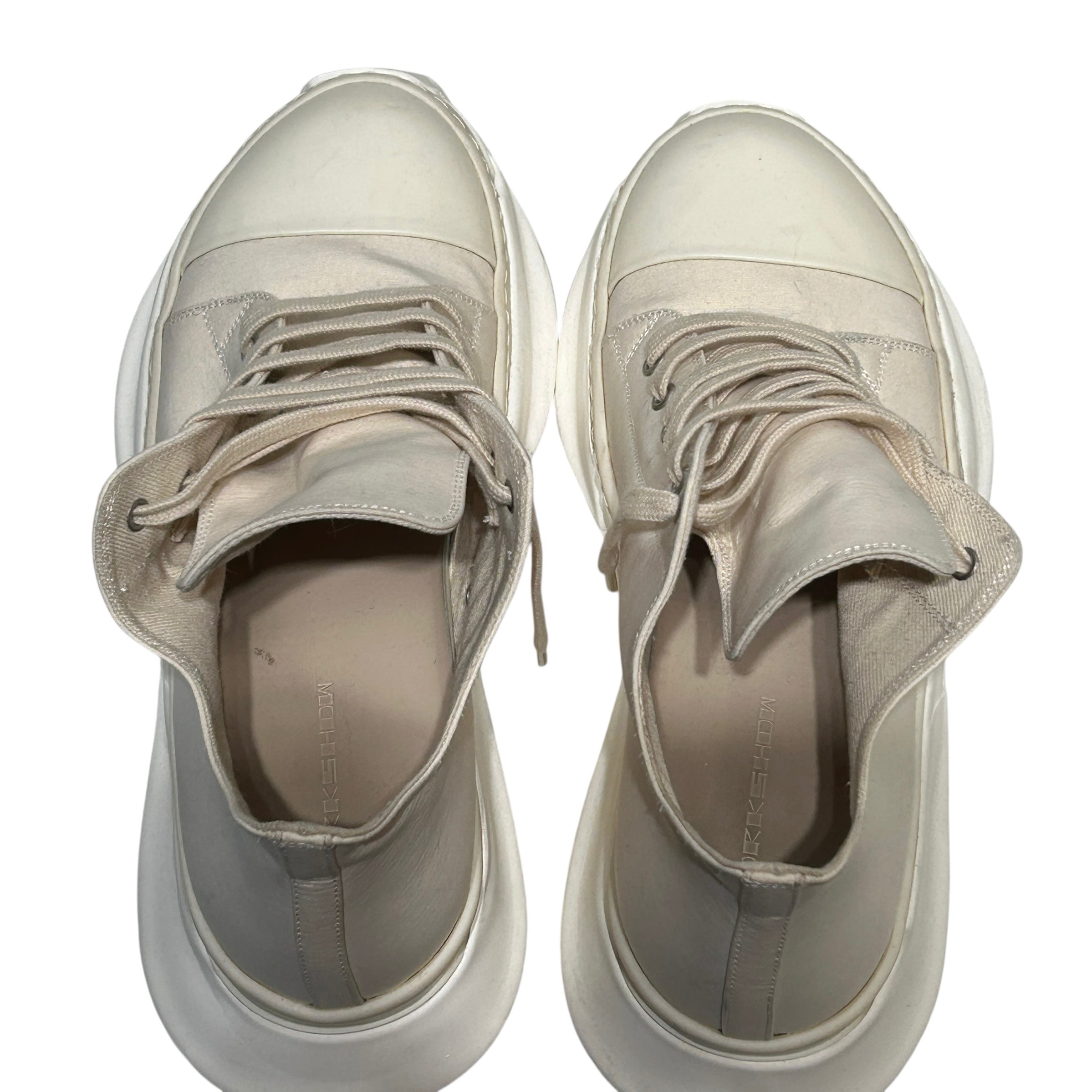 RICK OWENS DRKSHDW/Low-Sneakers/EU 44/CRM/ABSTRACT SNEAKERS view 4