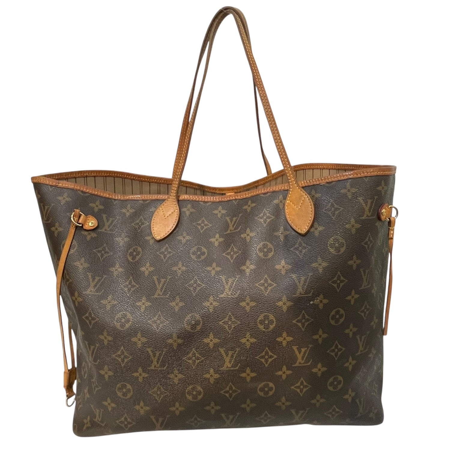 LOUIS VUITTON/Hand Bag/Monogram/Leather/BRW/NEVER FULL GM view 2