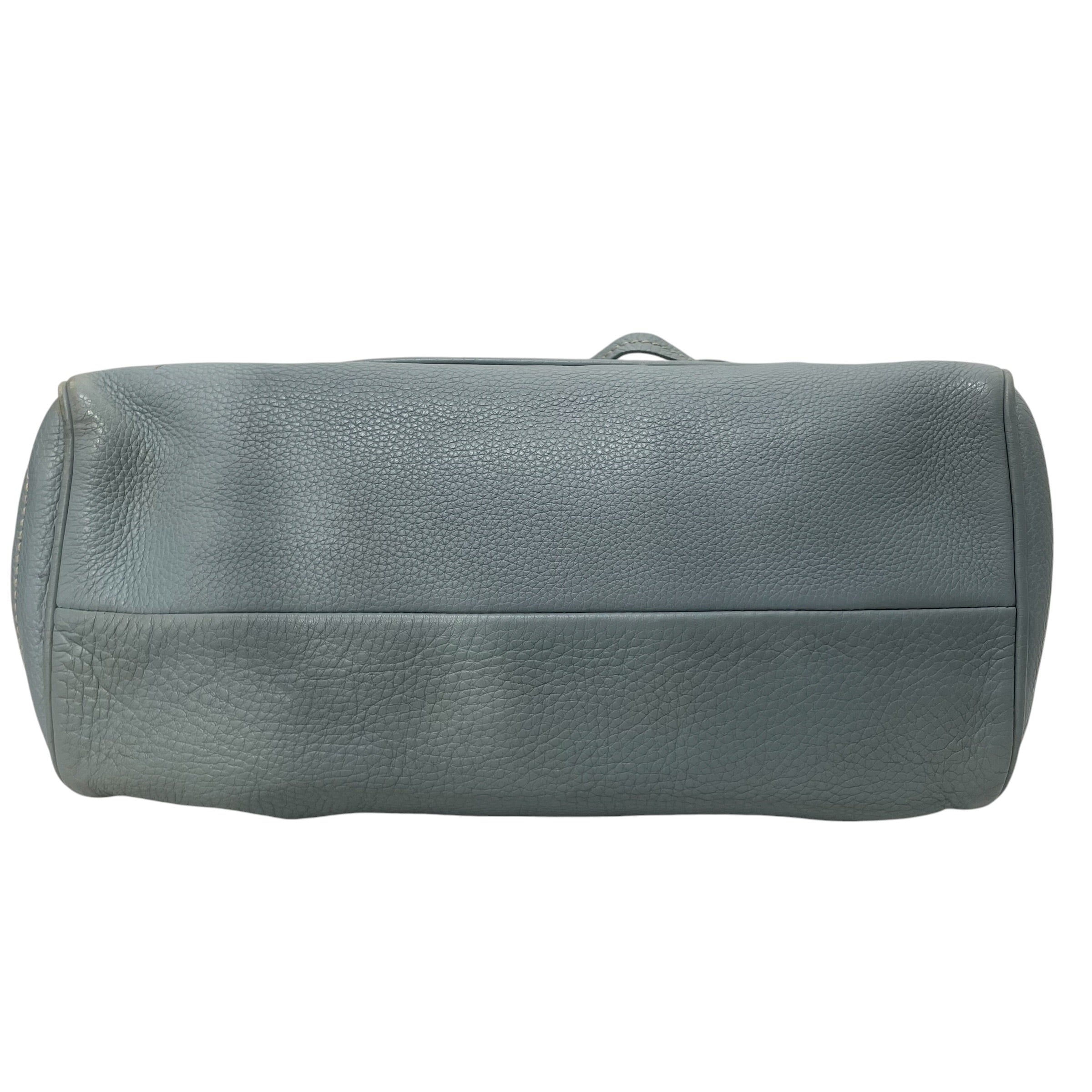 PRADA/Hand Bag/Leather/BLU/vitello diano view 4