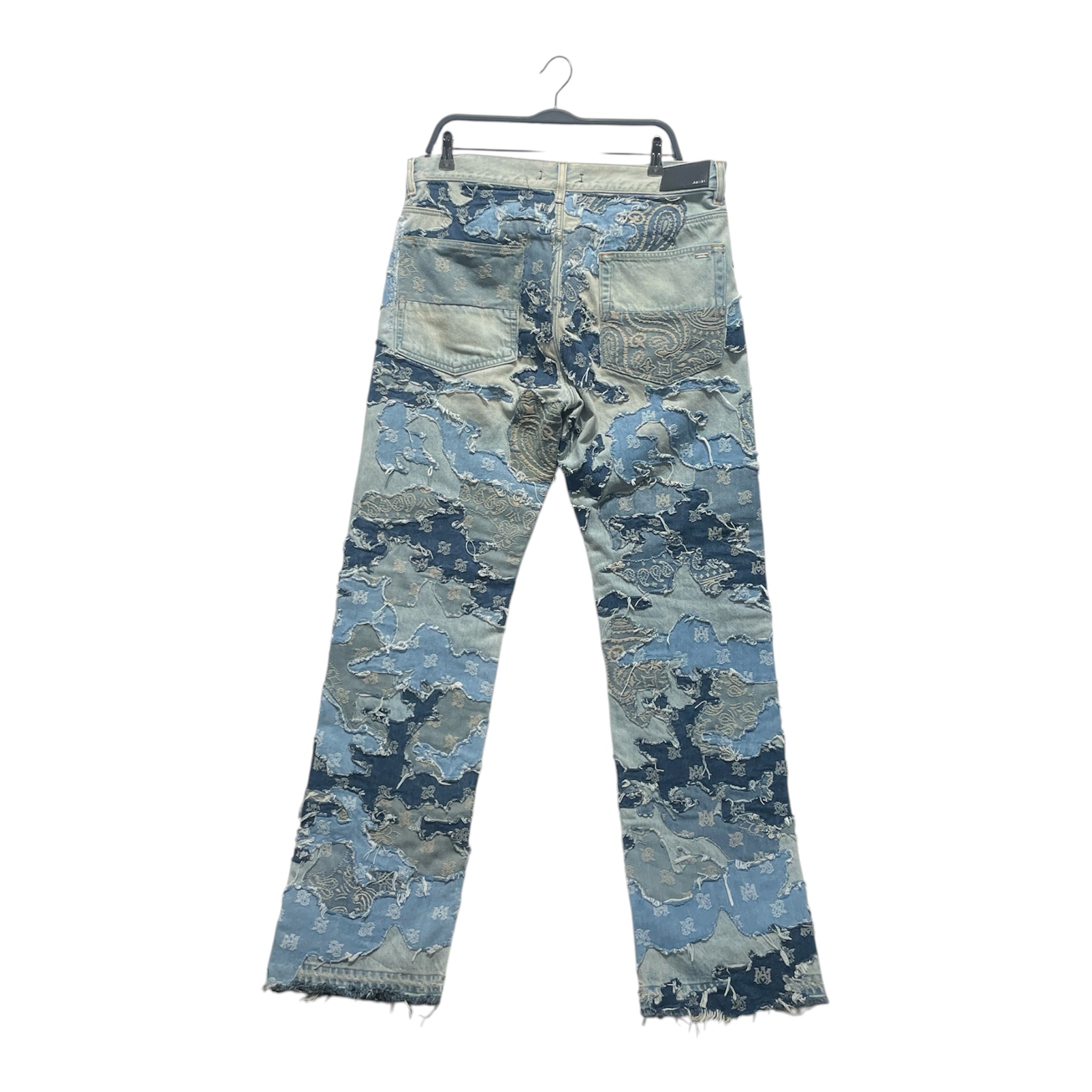 AMIRI/Straight Pants/34/Denim/BLU/All Over Print/ view 2
