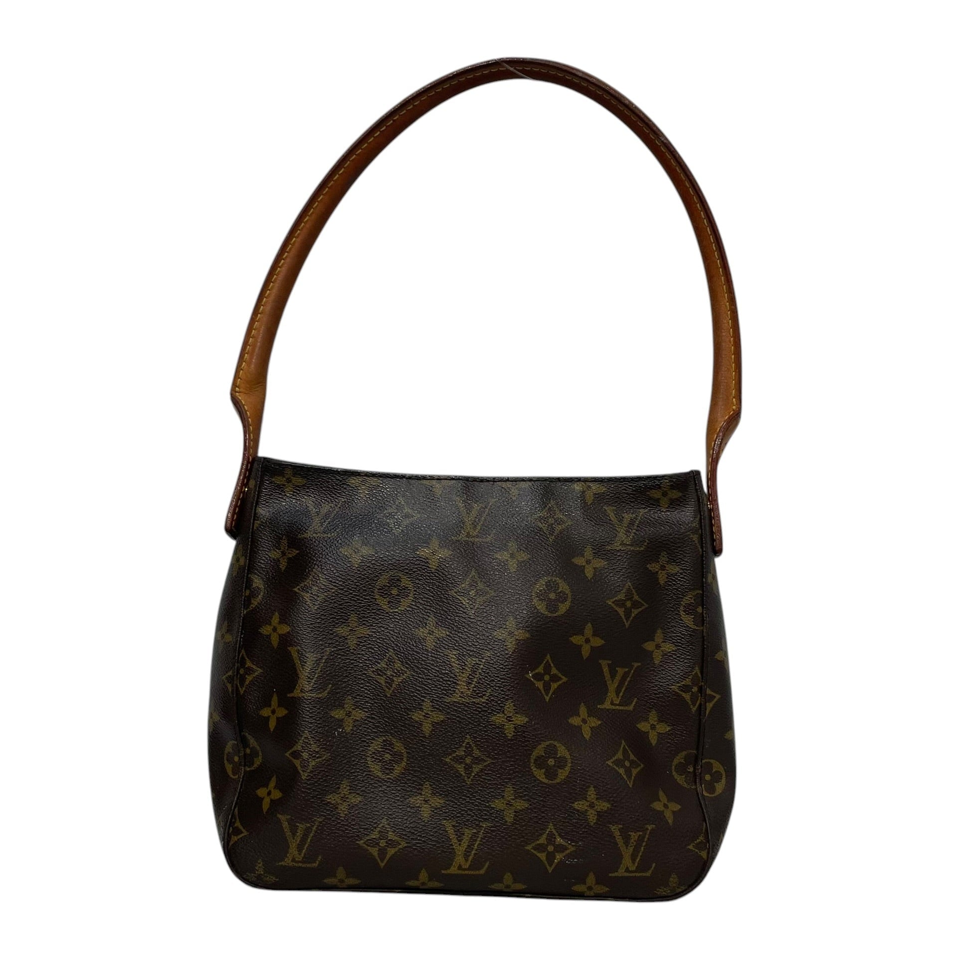 LOUIS VUITTON/Hand Bag/Monogram/Leather/BRW/monogram looping gm view 1