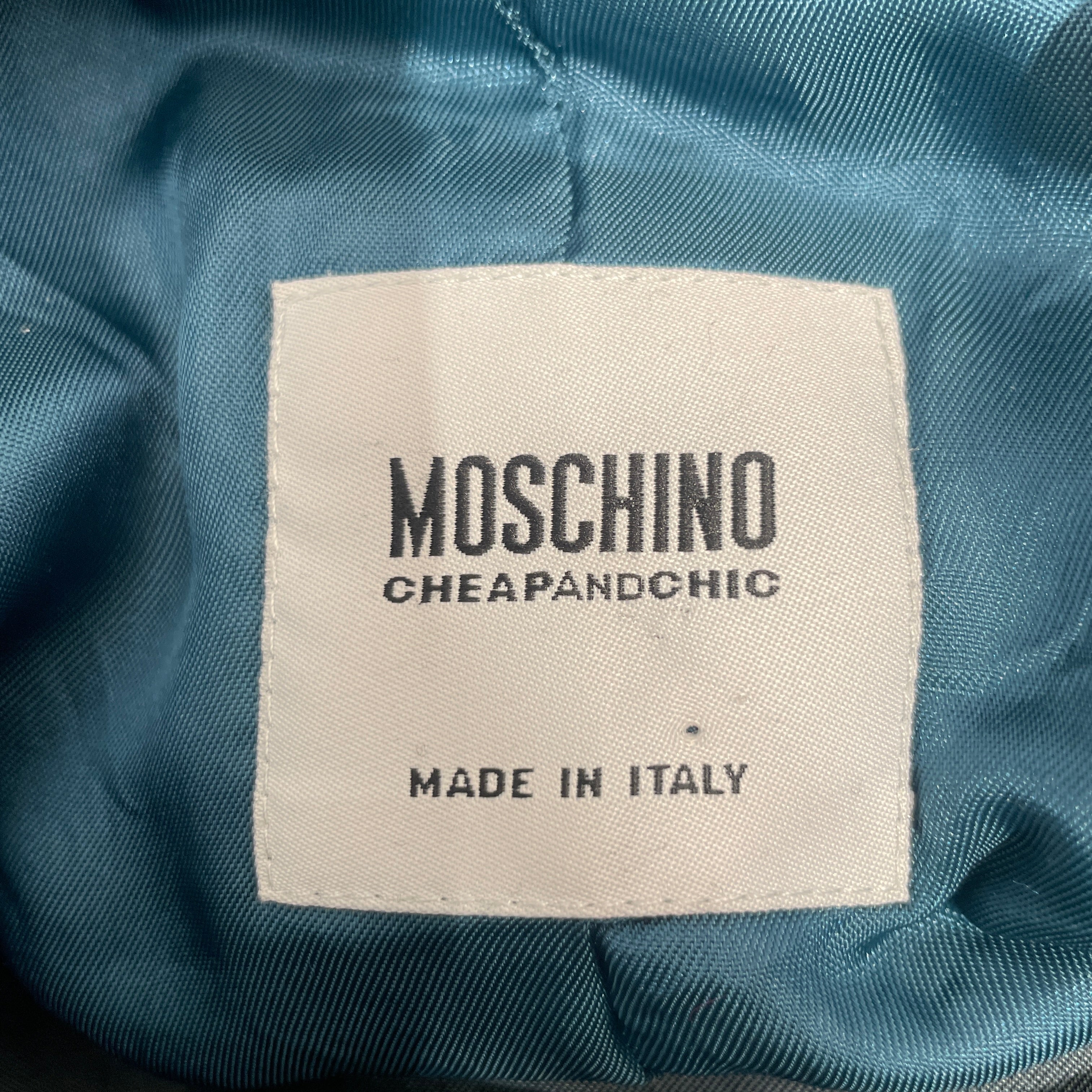 MOSCHINO/Souvenir Jkt/S/All Over Print/Cotton/GRN/ view 3