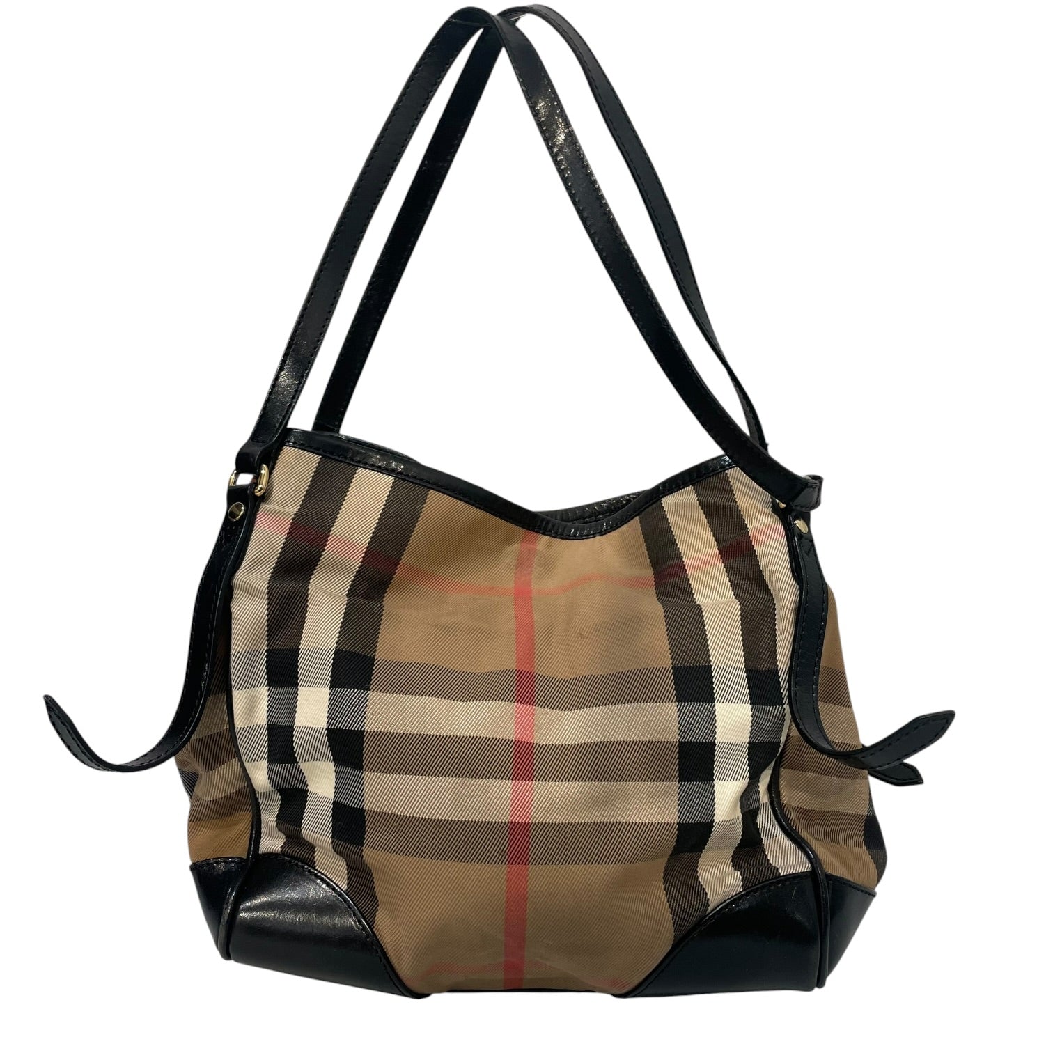BURBERRY/Tote Bag/Glen Check/Leather/MLT/Bridle Canterbury Tote view 2
