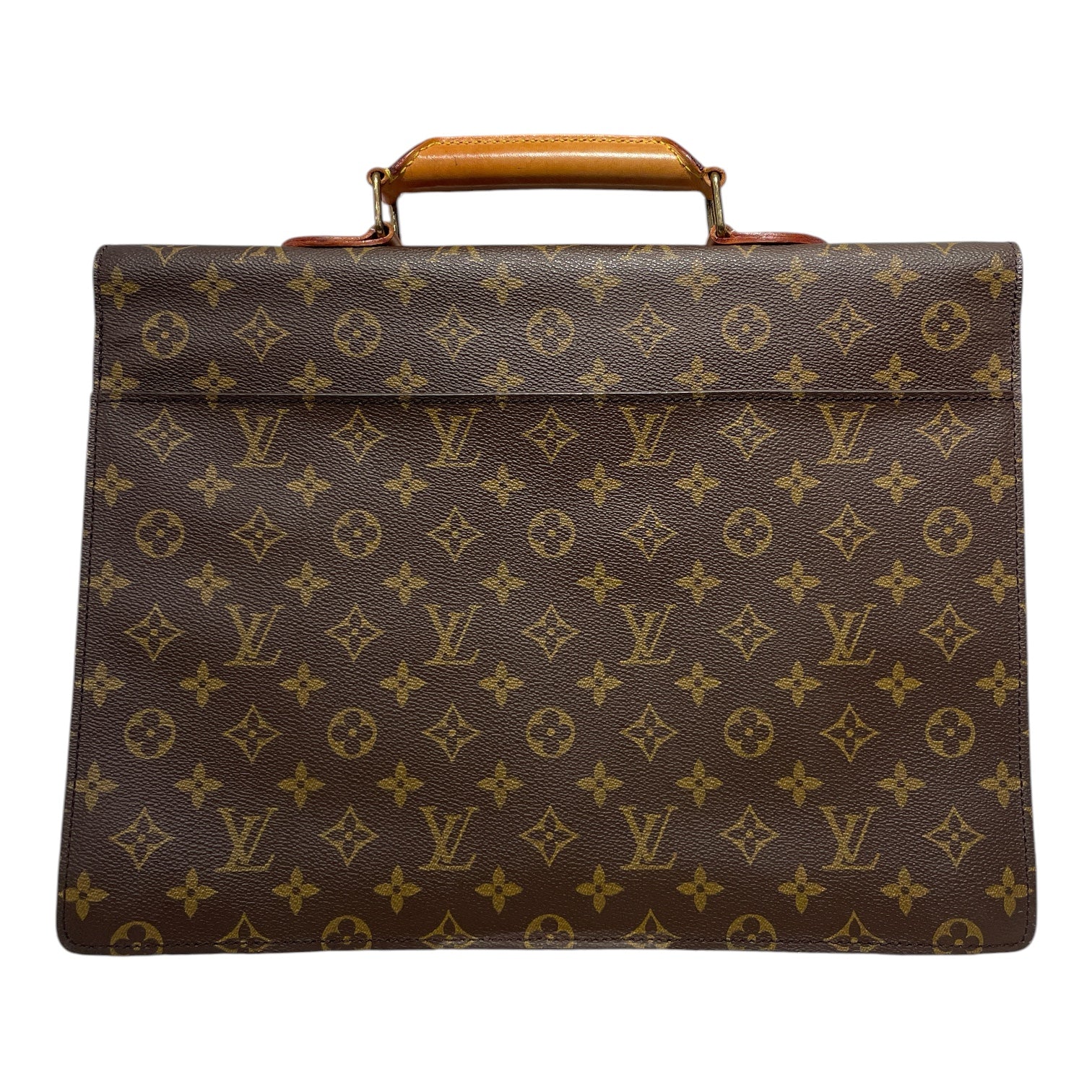 LOUIS VUITTON/Hand Bag/Leather/BRW/briefcase view 2