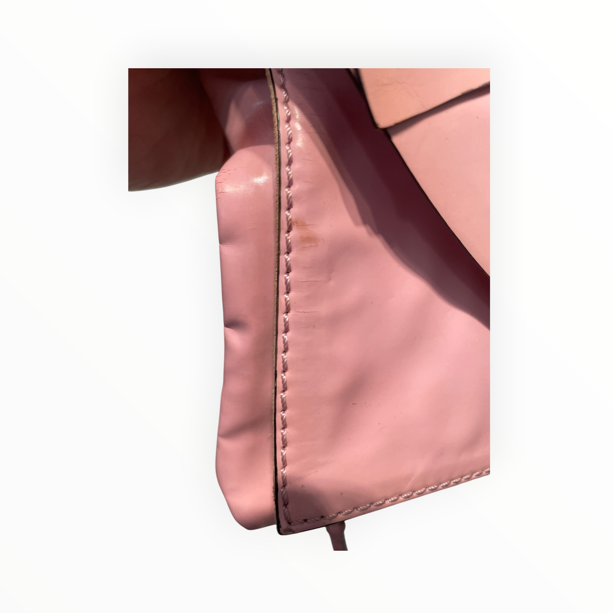 VALENTINO GARAVANI/Cross Body Bag/Leather/PNK/BOW BAG view 8