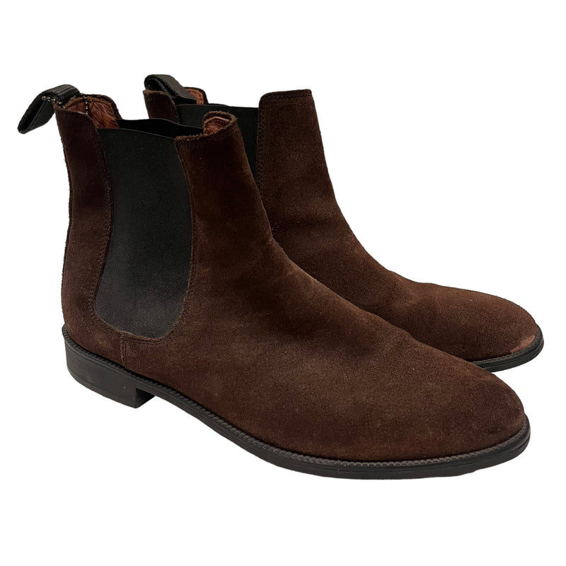 To Boot///Chelsea Boots/EU 44/Plain/Suede/BRW//M [Casual] Basics/