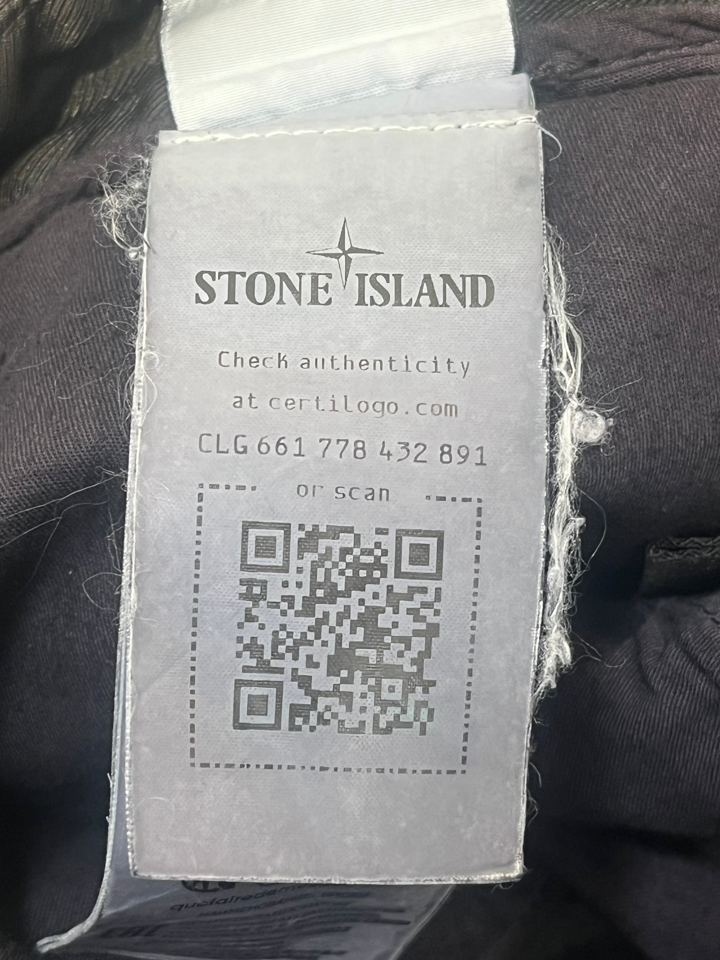 STONE ISLAND/Straight Pants/34/Cotton/NVY/ view 4