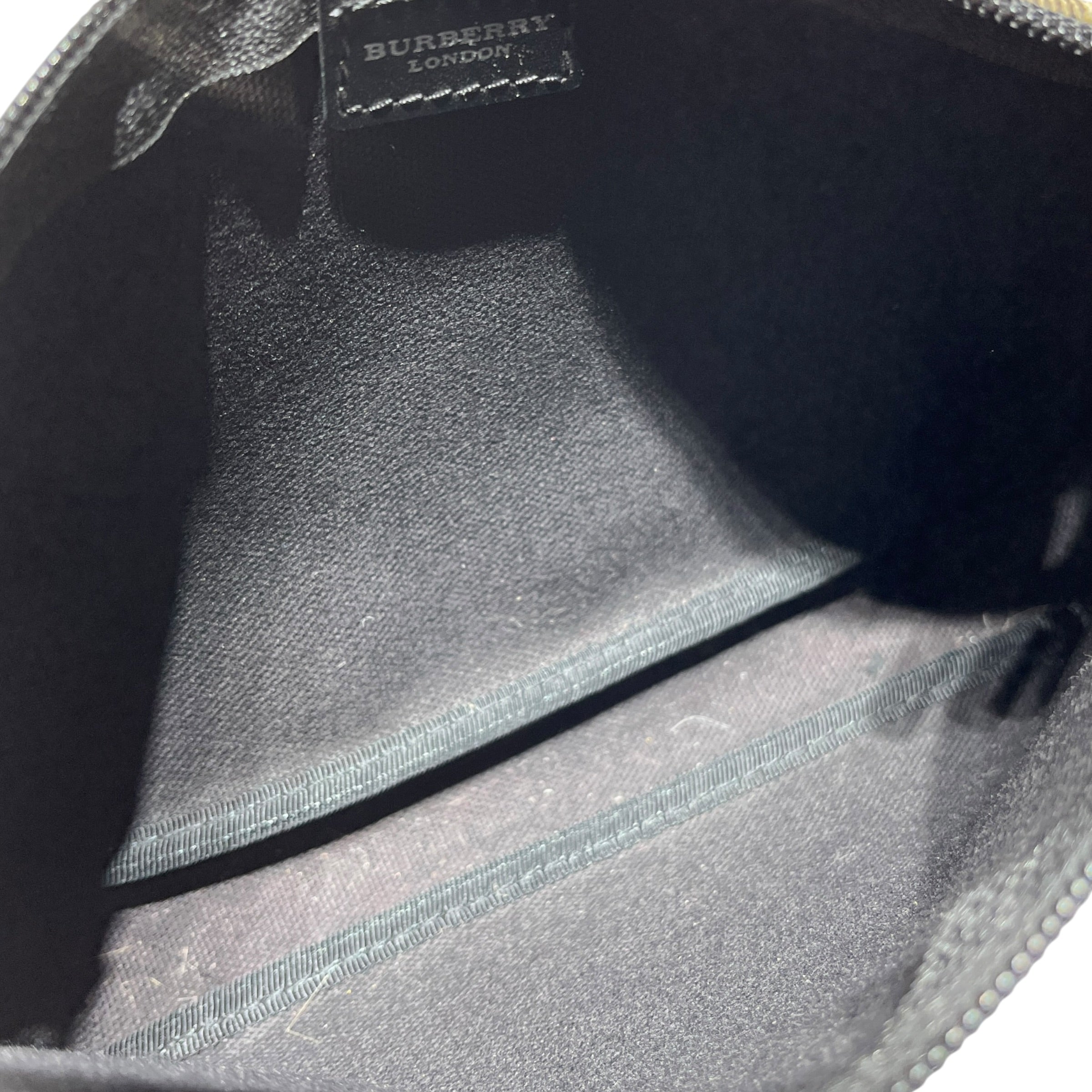 BURBERRY/Hand Bag/Plaid/Leather/BEG/ view 4