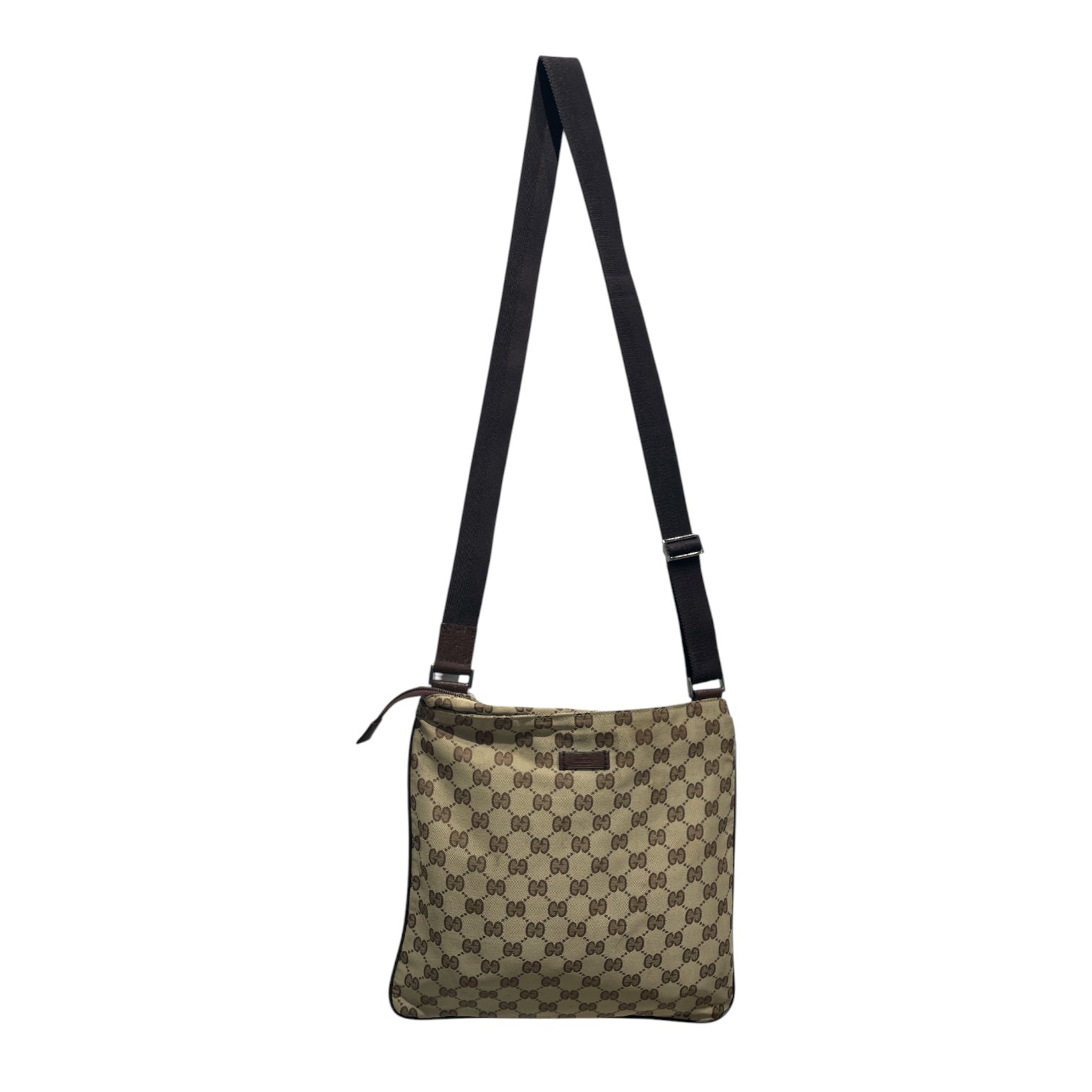 GUCCI/Cross Body Bag/Monogram/Cotton/CML/GG MONOGRAM CROSSBODY view 1