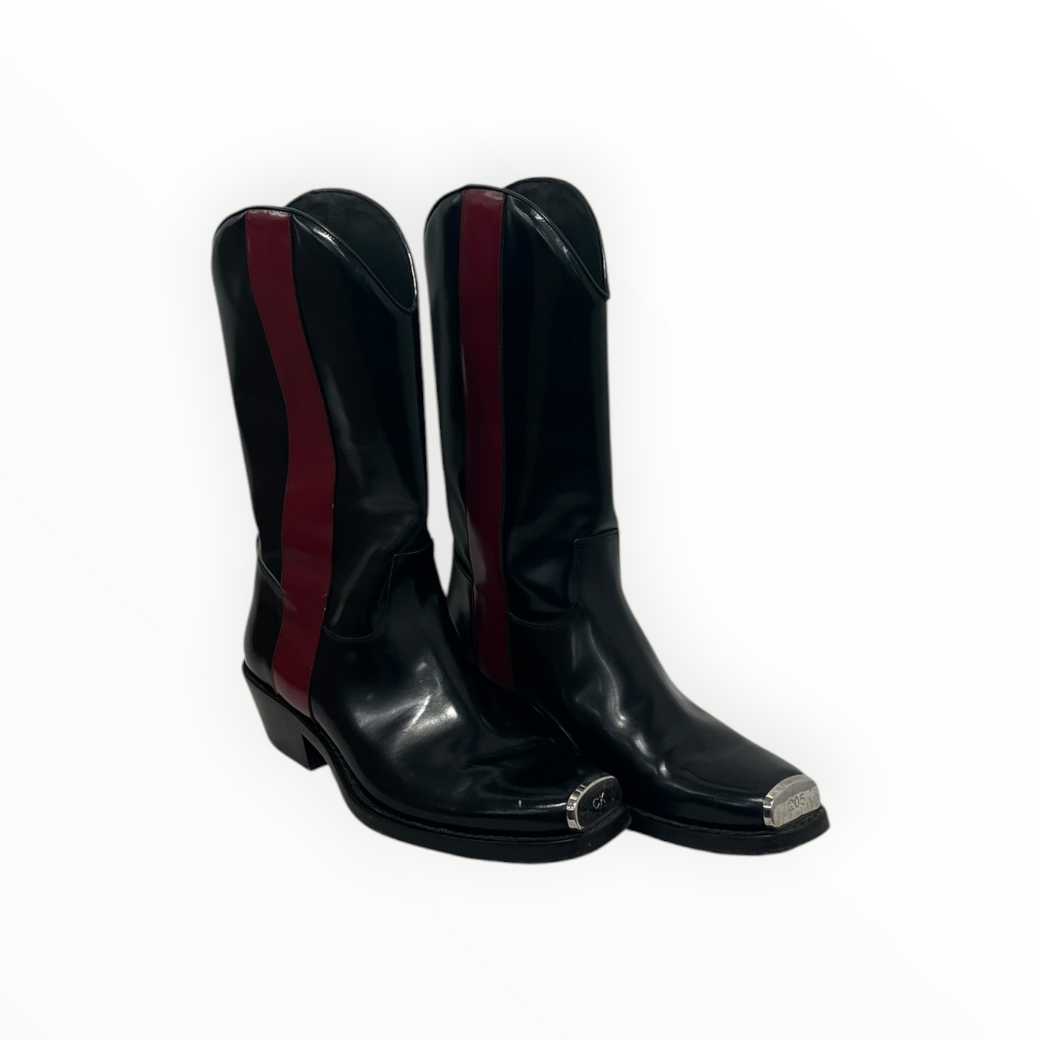Calvin Klein 205W39NYC/Boots/EU 42/Leather/BLK/COLORBLOCK BOOTS STEEL TOE view 1