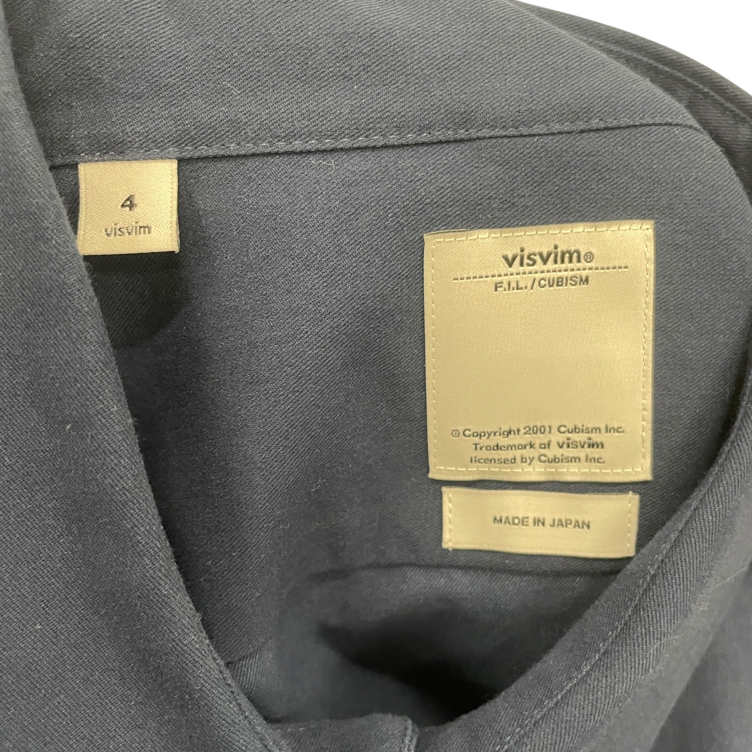 visvim/SS Shirt/4/Cotton/BLU/MADE OF JAPANESE PAPER view 4
