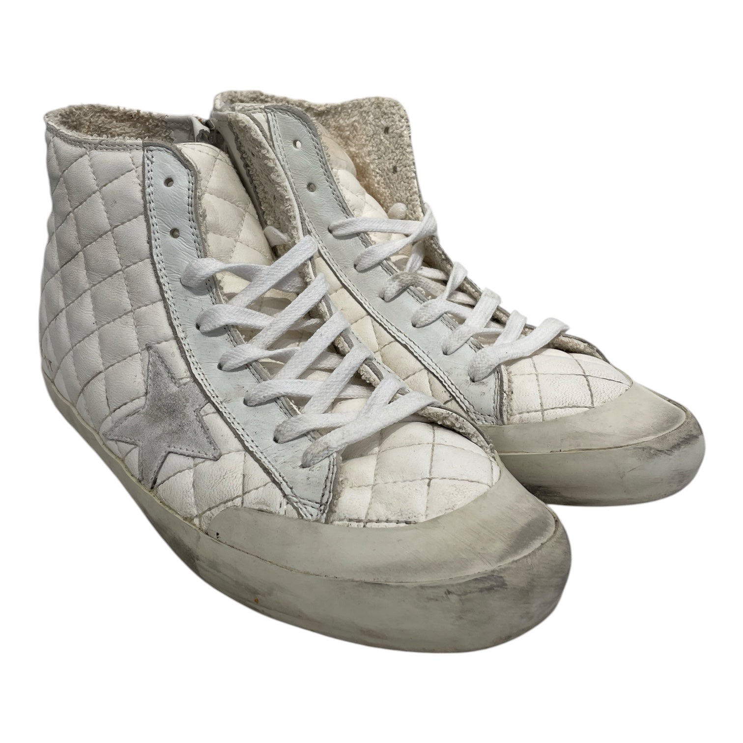 GOLDEN GOOSE/Hi-Sneakers/EU 39/Leather/WHT/ view 1