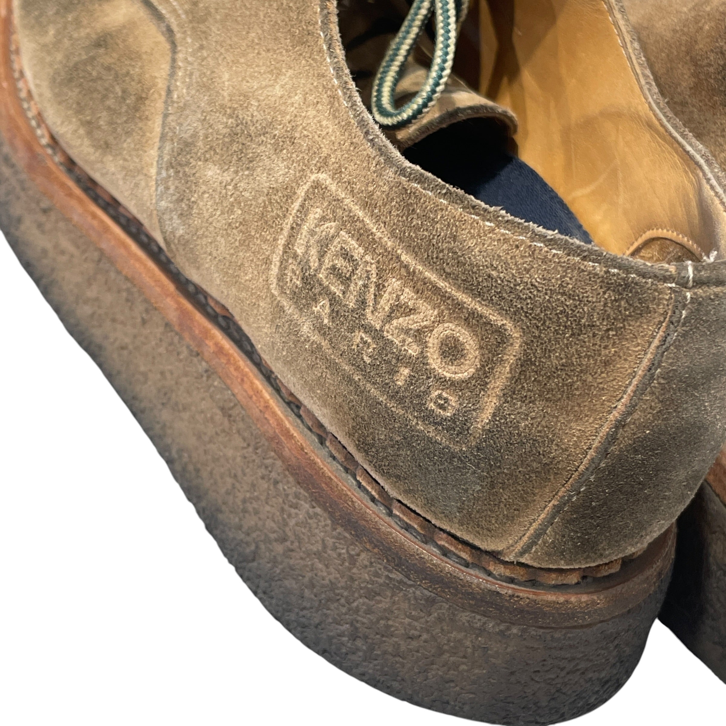 KENZO/Loafers/US 8/Suede/CML/Derby Shoes view 4