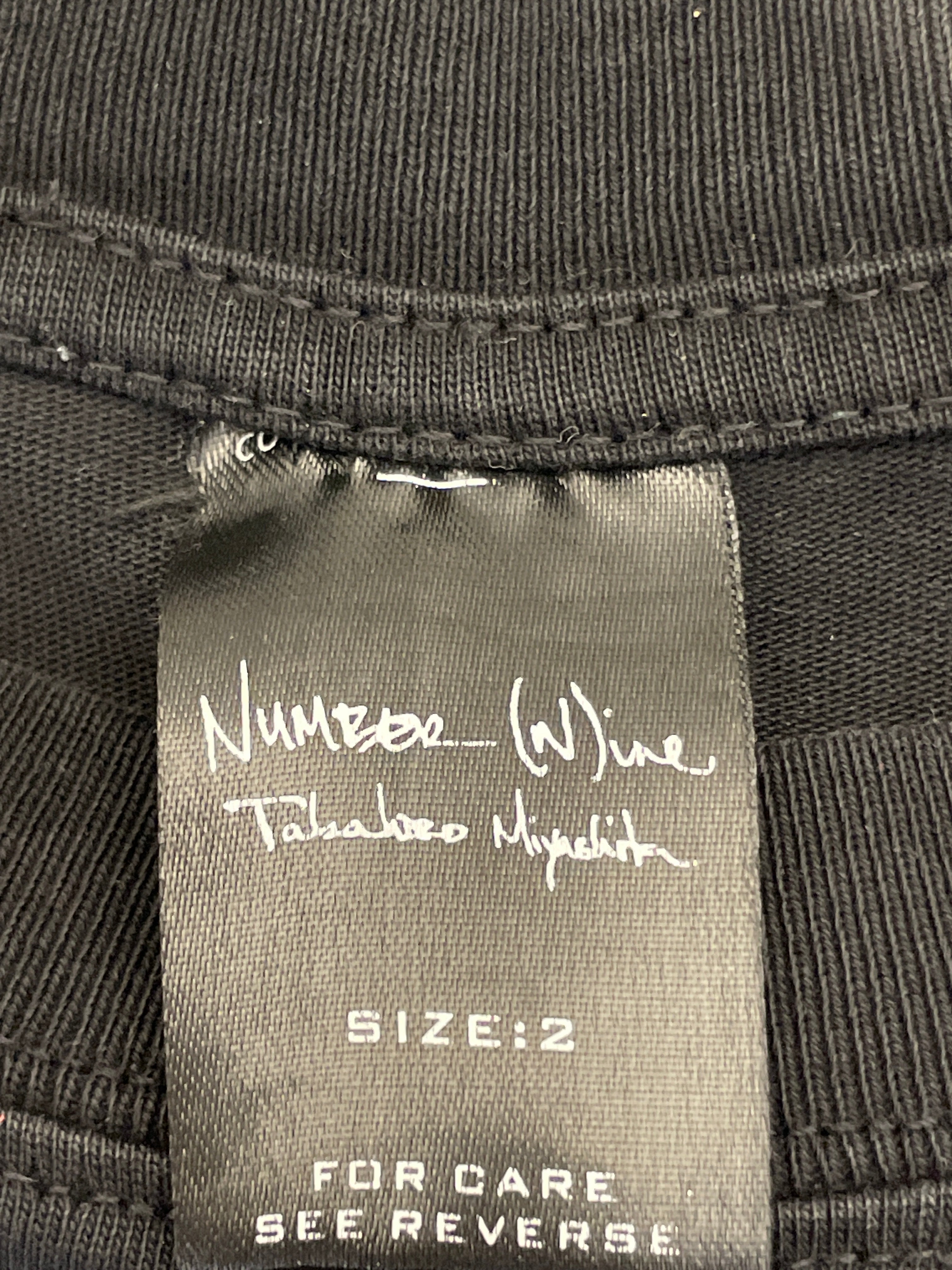 NUMBER (N)INE/T-Shirt/2/Cotton/BLK/Graphic/mickey mouse microphone view 3