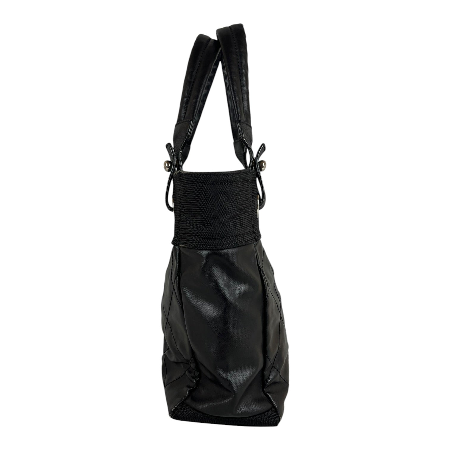 CHANEL/Hand Bag/Leather/BLK/SMALL PARIS-BIARRITZ view 4