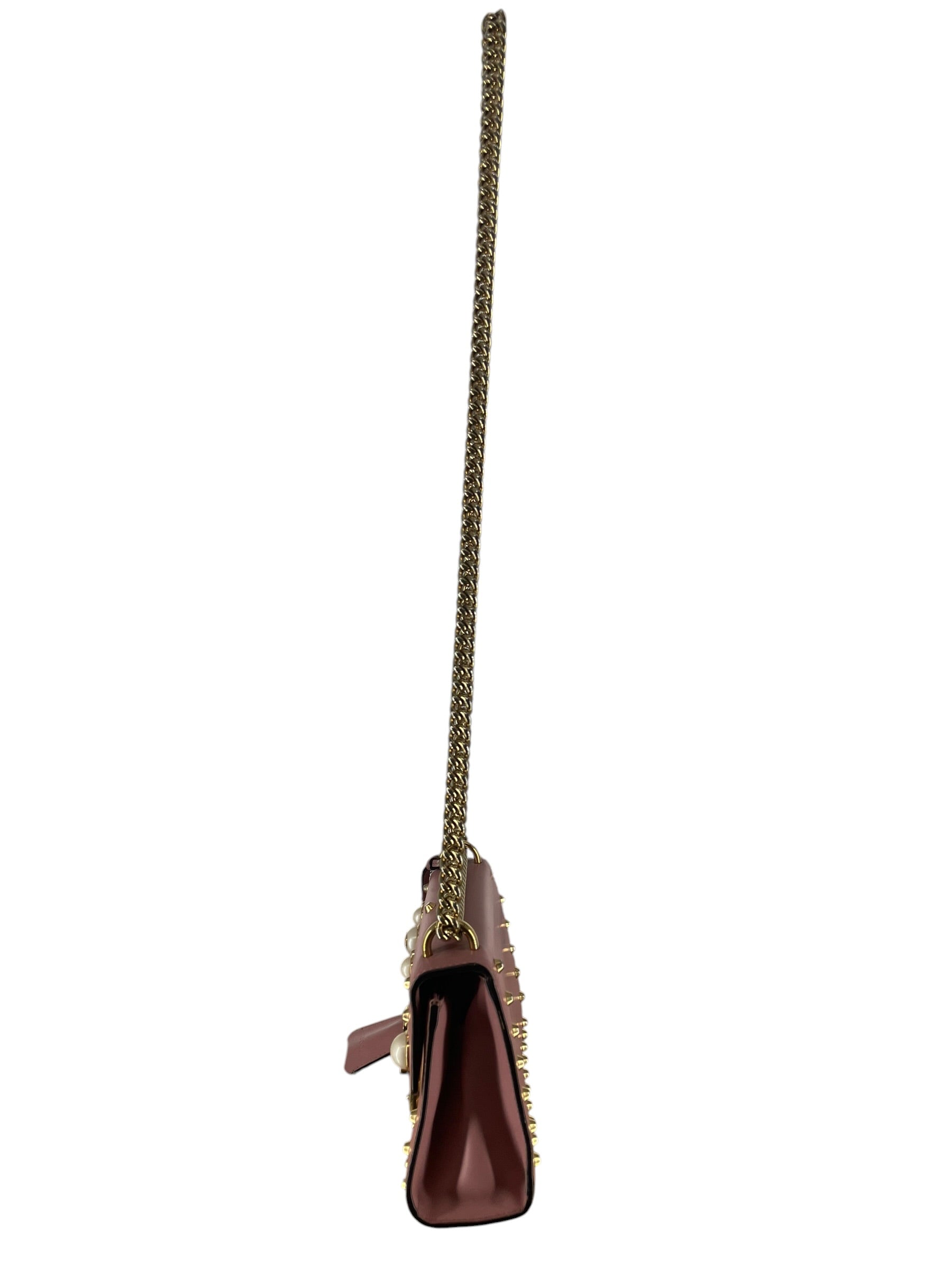 GUCCI/Bag/Leather/PNK/PEARL PADLOCK view 7