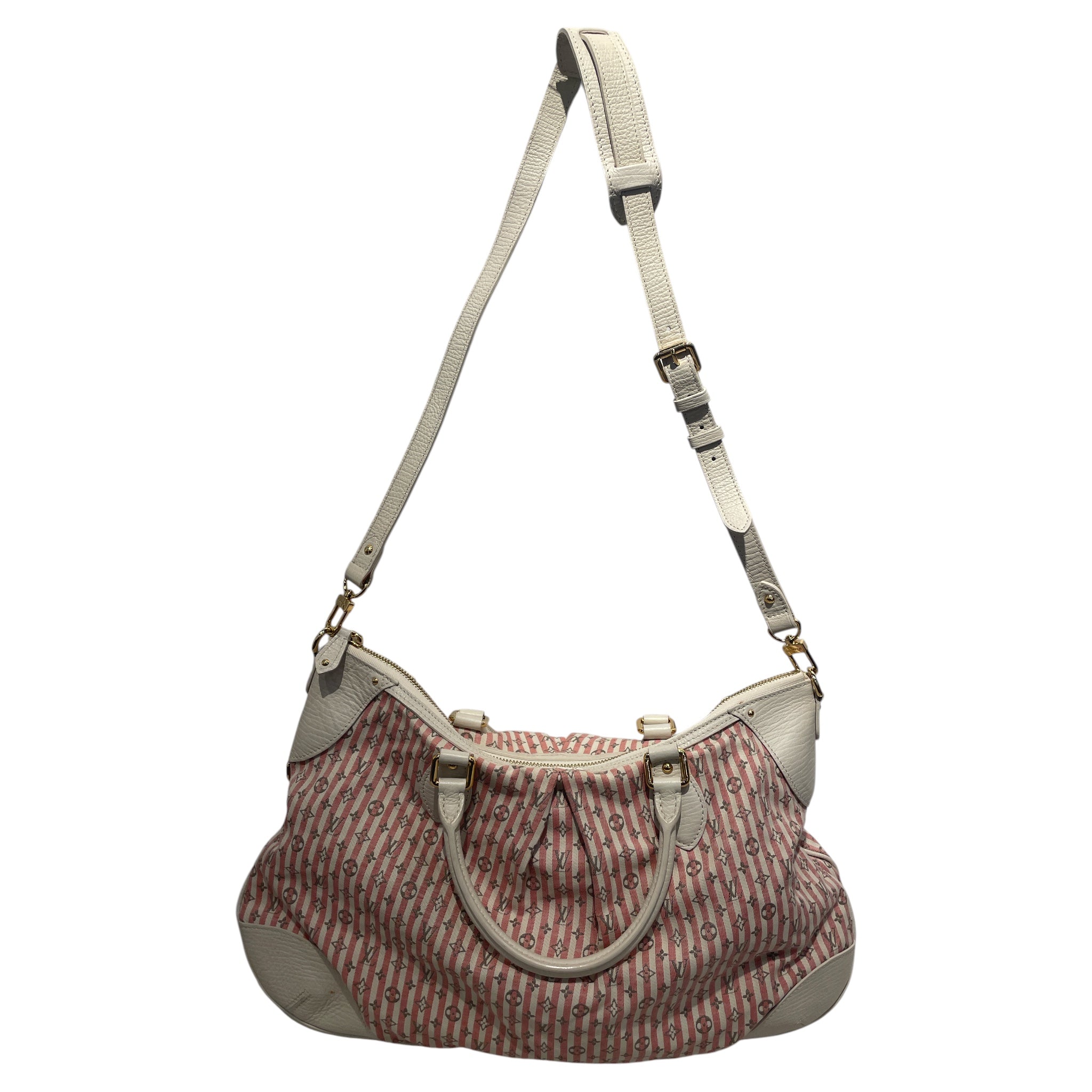 LOUIS VUITTON/Hand Bag/Monogram/Cotton/PNK/LIN CROISETTE MARINA view 1