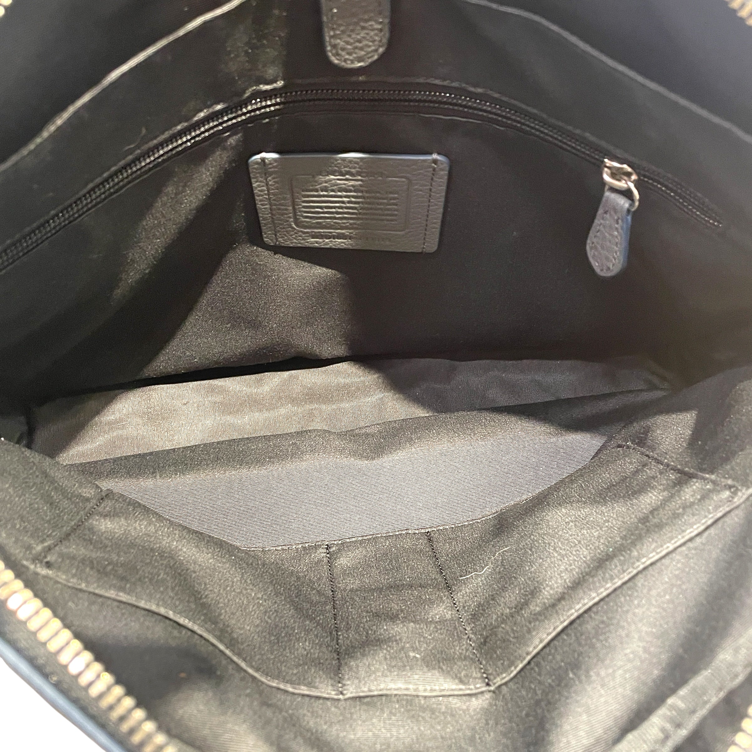 COACH/Briefcase/Leather/GRY/ view 4