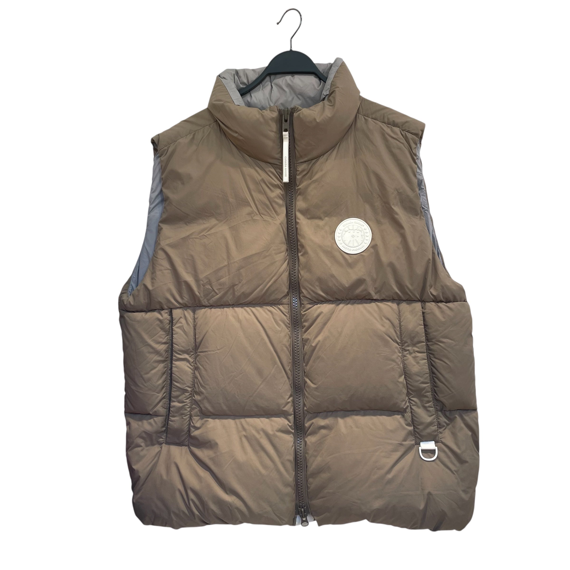 CANADA GOOSE/Puffer Vest/XXL/Nylon/BEG/gry liner/ tan white logo/2xl view 1