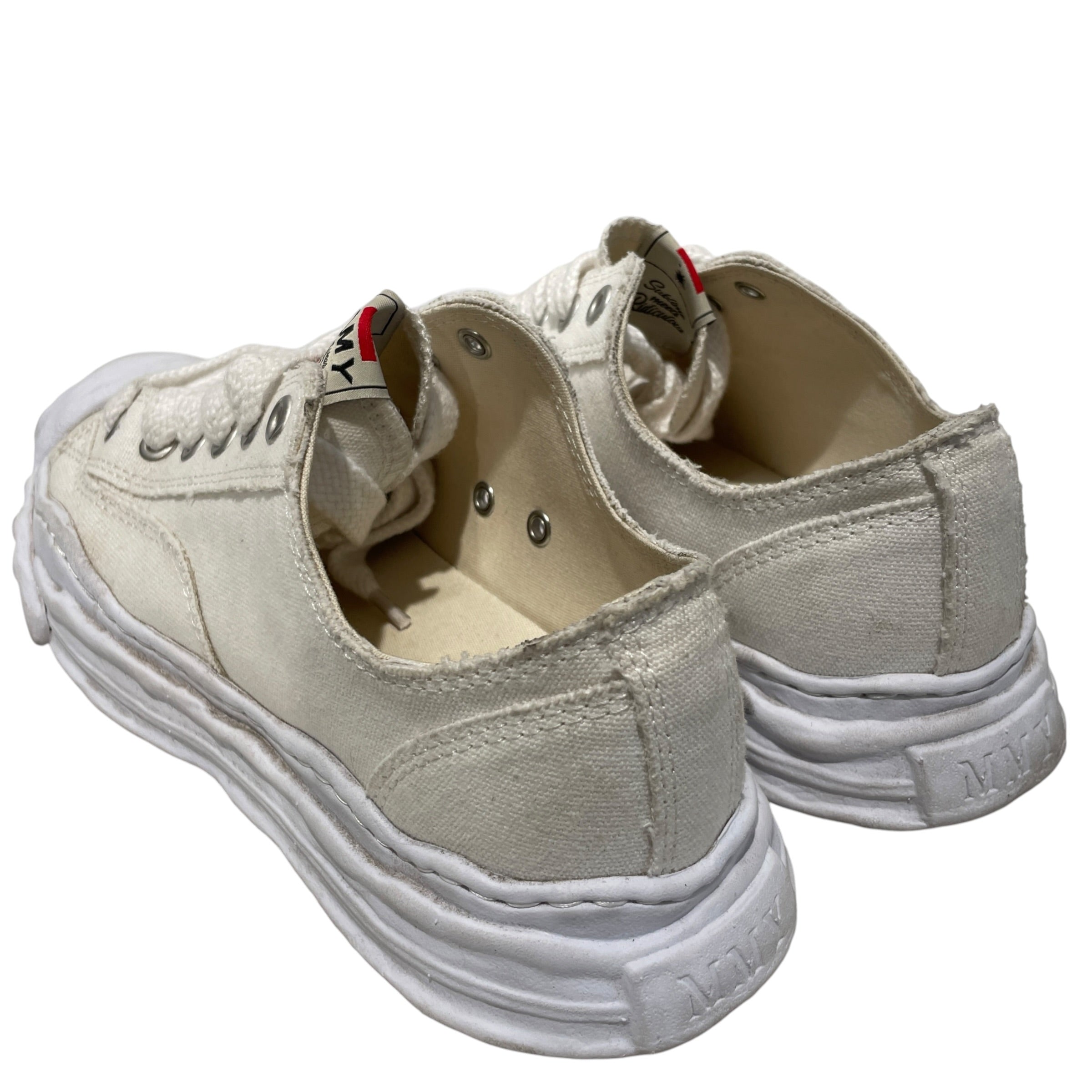 MIHARA YASUHIRO/Low-Sneakers/EU 43/Cotton/WHT/Hank OG White view 2