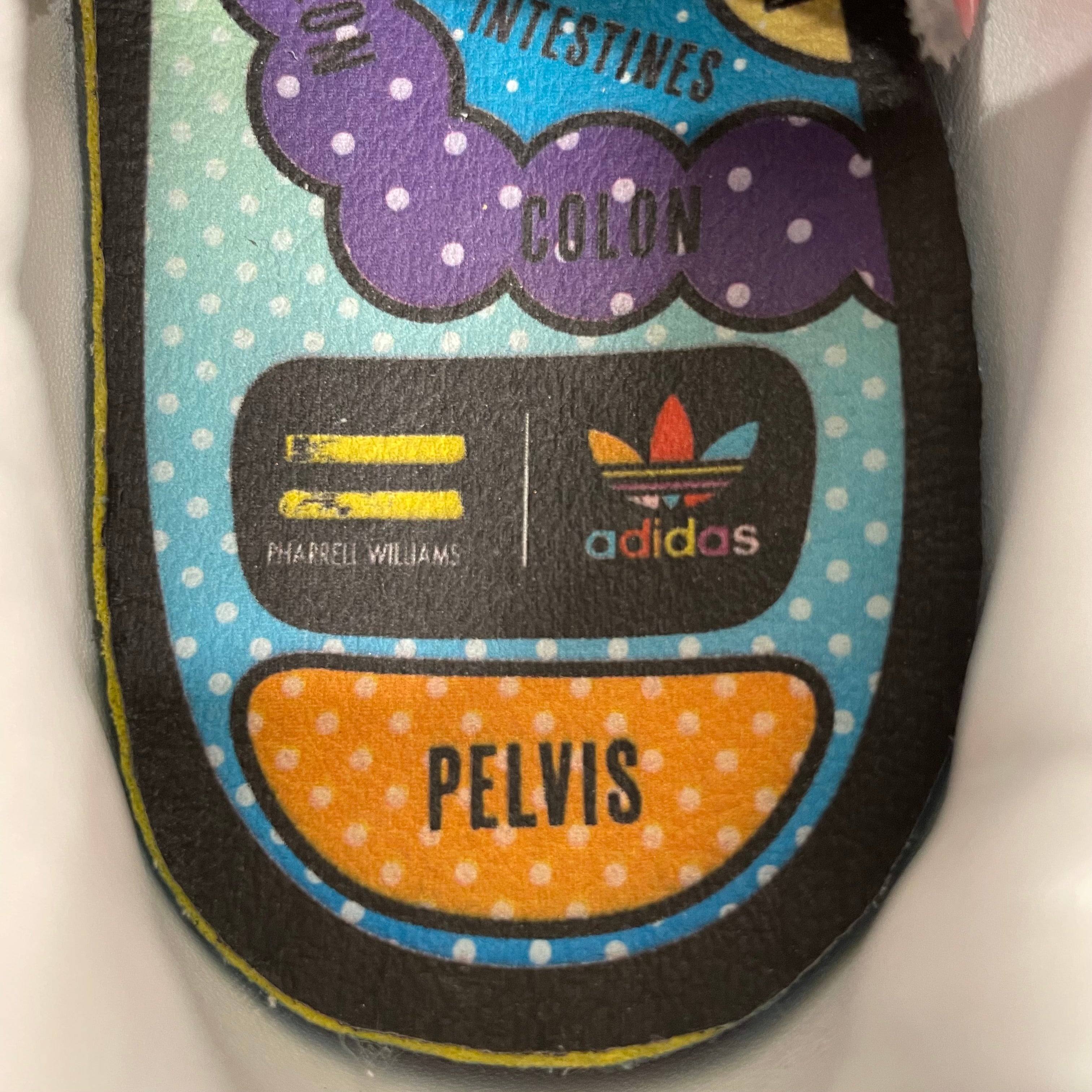 adidas/Low-Sneakers/US 9.5/All Over Print/Leather/WHT/STAN SMITH PHARREL COLLAB view 5