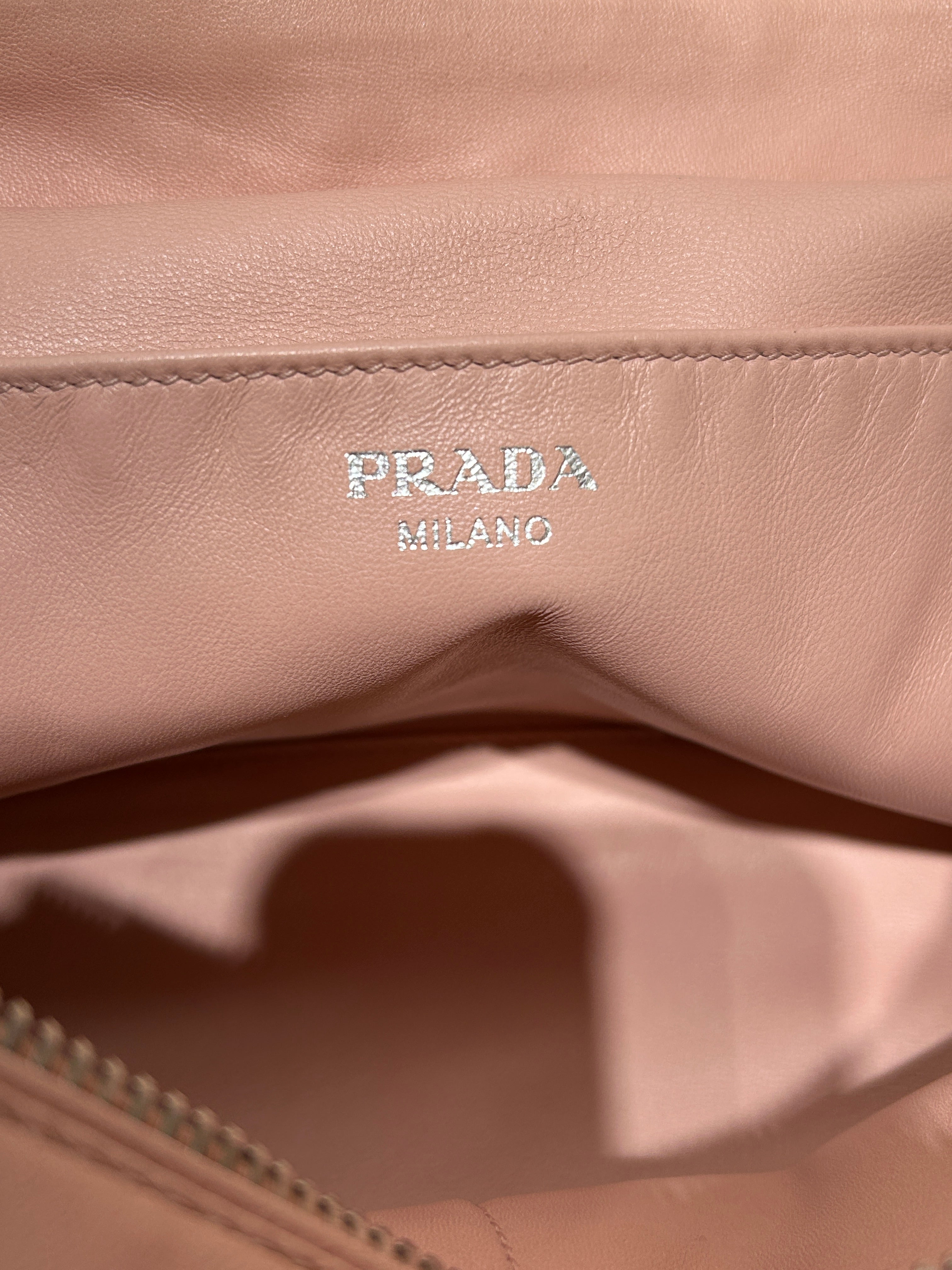 PRADA/Bag/Leather/PNK/BAULETTO SOFT  CALF view 6