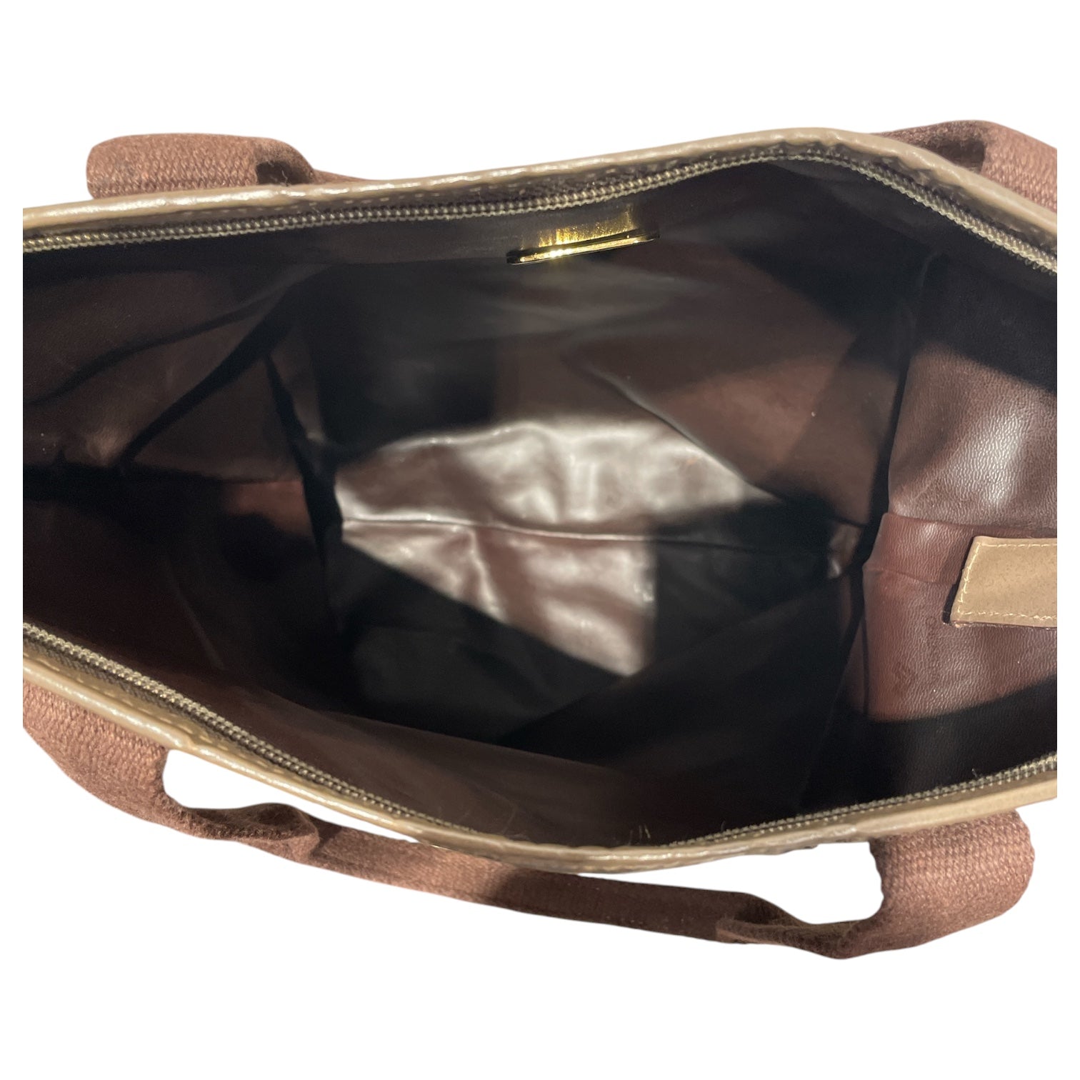 VALENTINO GARAVANI/Tote Bag/Monogram/Leather/BRW/V Monogram view 4