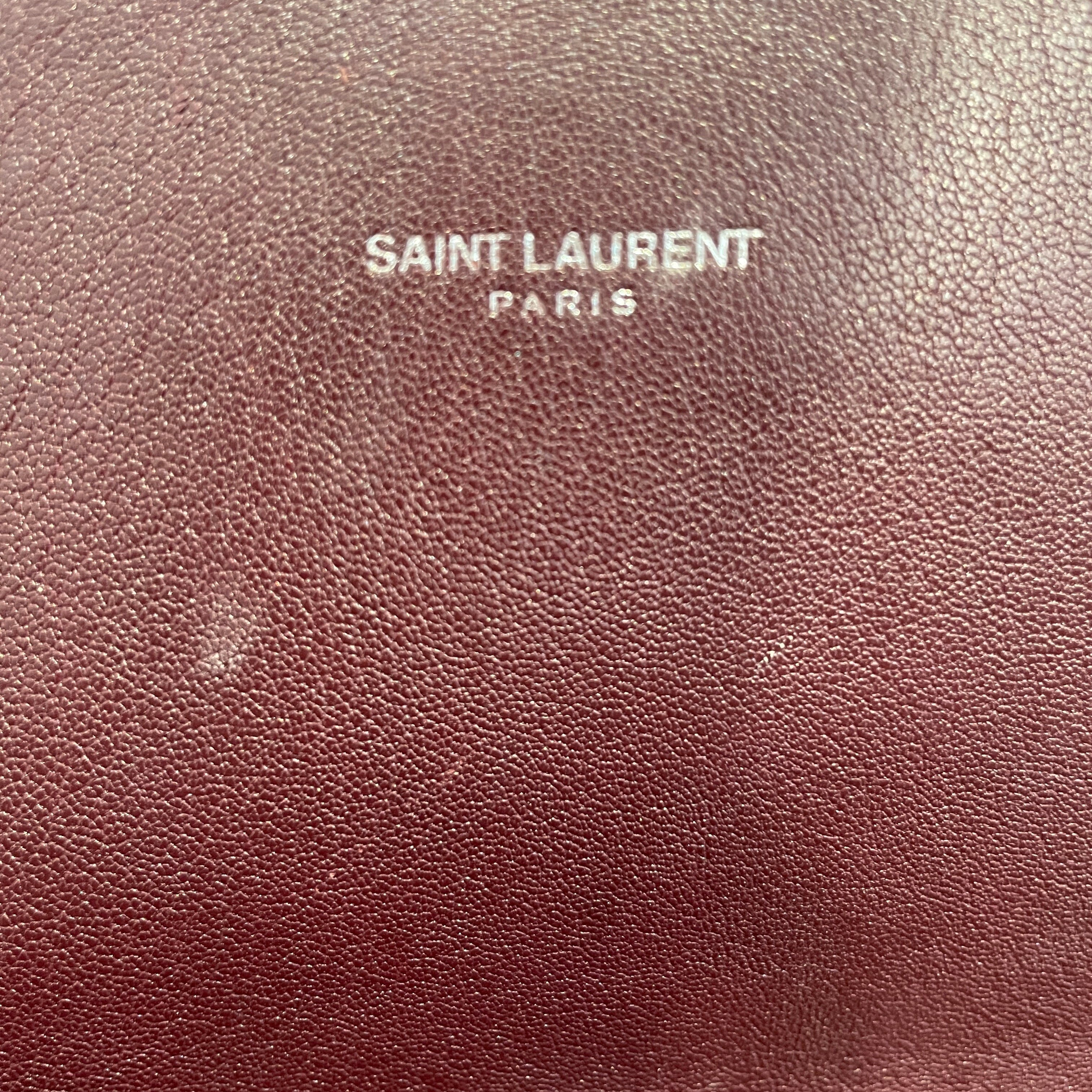 YVES SAINT LAURENT/Cross Body Bag/Leather/BLK/cassandra chain wallet view 7