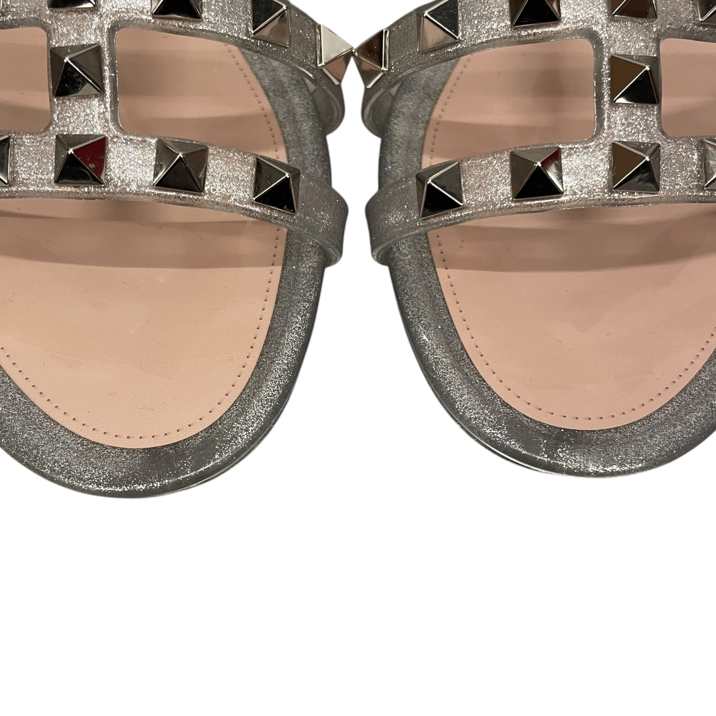 VALENTINO/Sandals/EU 36/SLV/ROCKSTUD JELLY view 5
