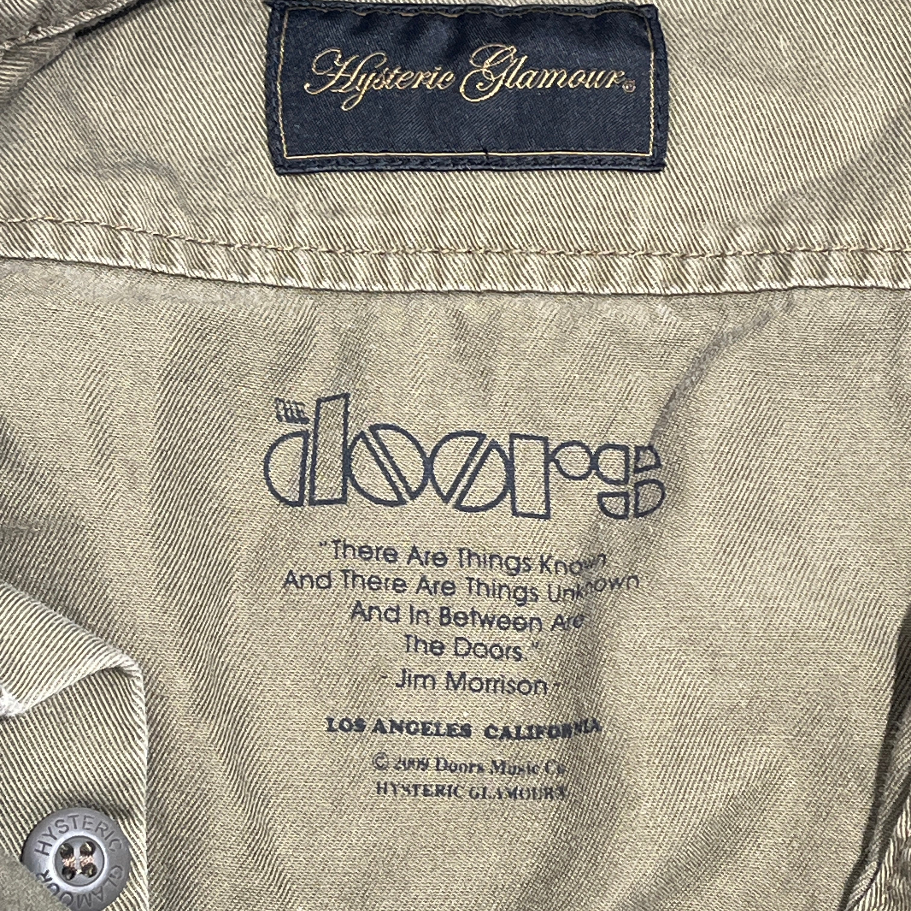 HYSTERIC GLAMOUR/Shirt/S/Cotton/GRN/THE DOORS view 5