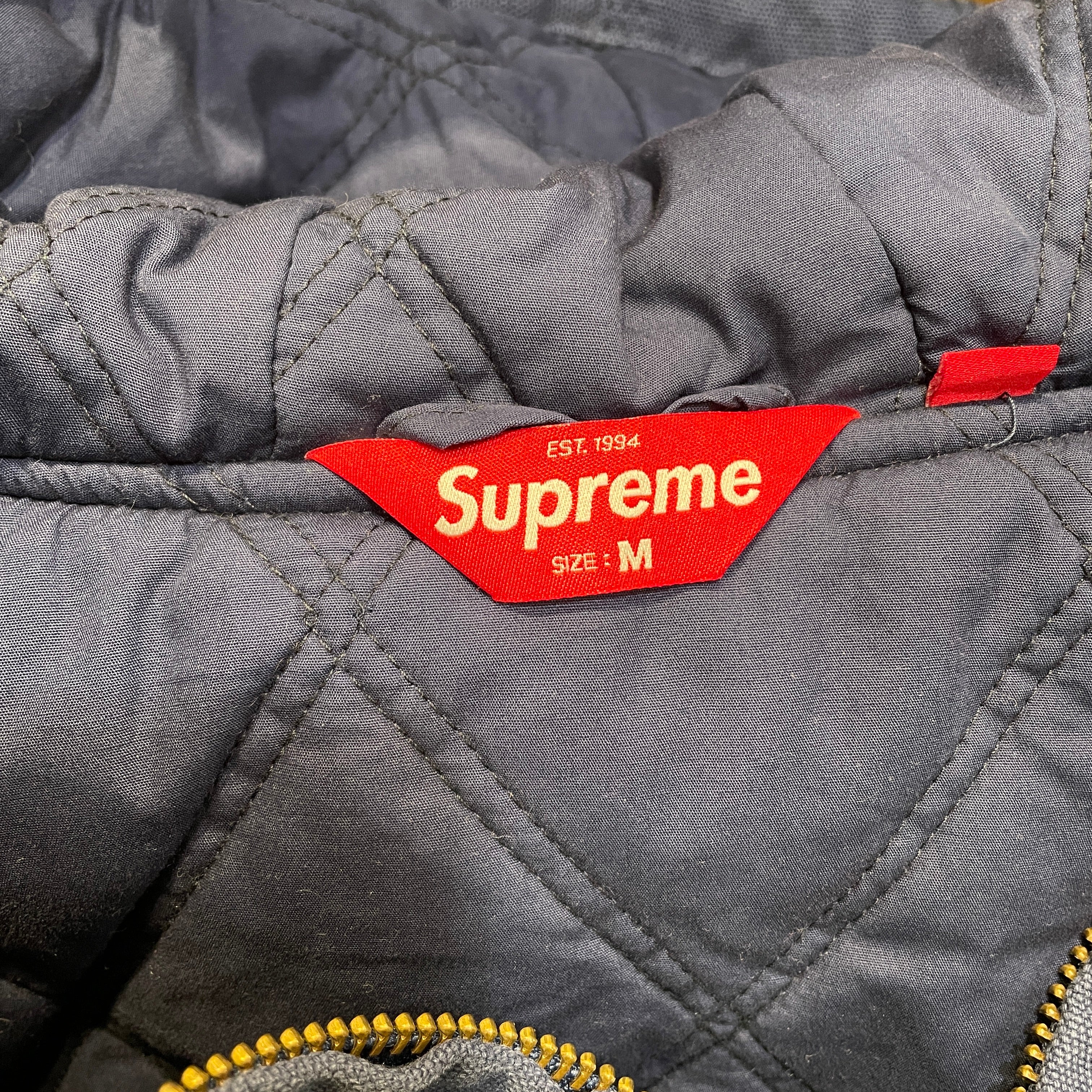 Supreme/Jacket/M/Cotton/BLU/Stripe/Reflective Hooded Jacket view 3