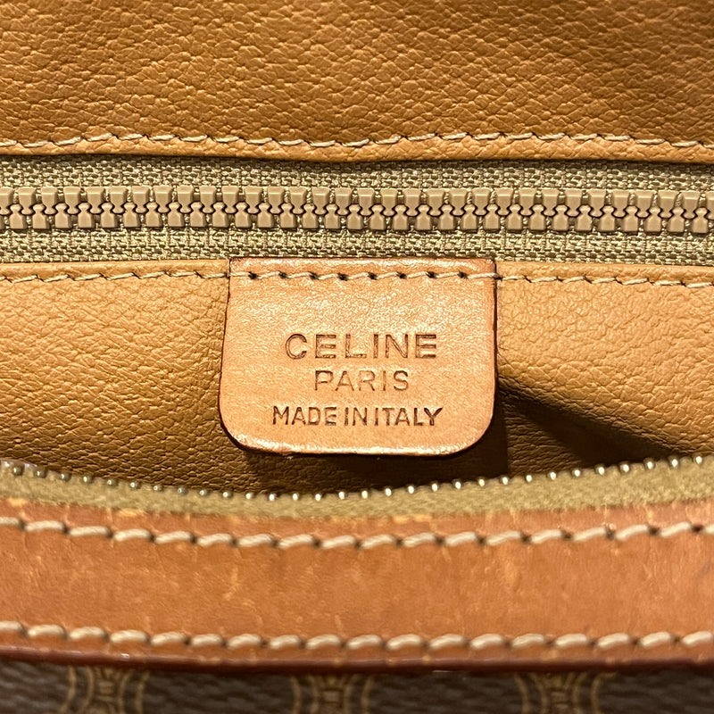 CELINE/Hand Bag/All Over Print/Leather/BRW/SAC SEAU