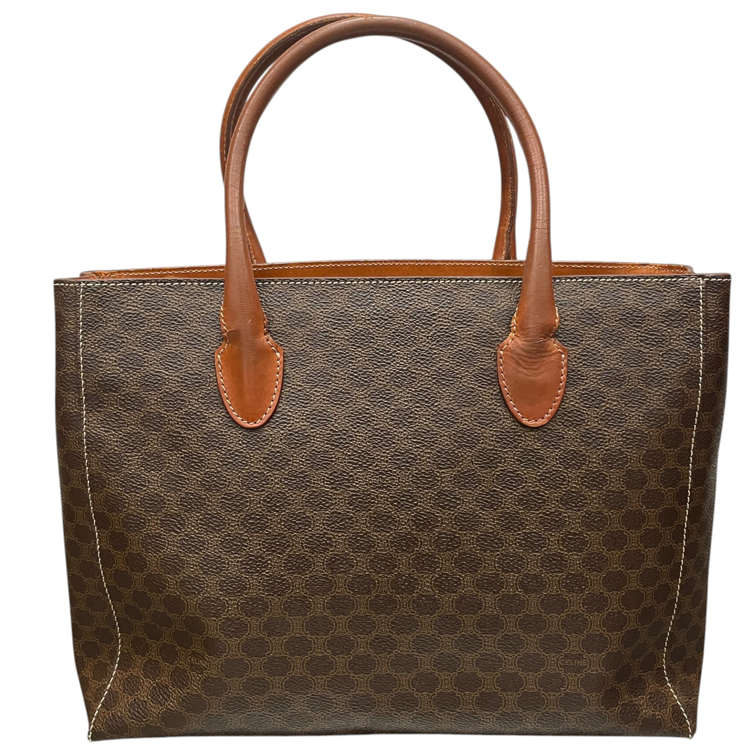 CELINE/Tote Bag/Monogram/Leather/BRW/MACADAM view 2