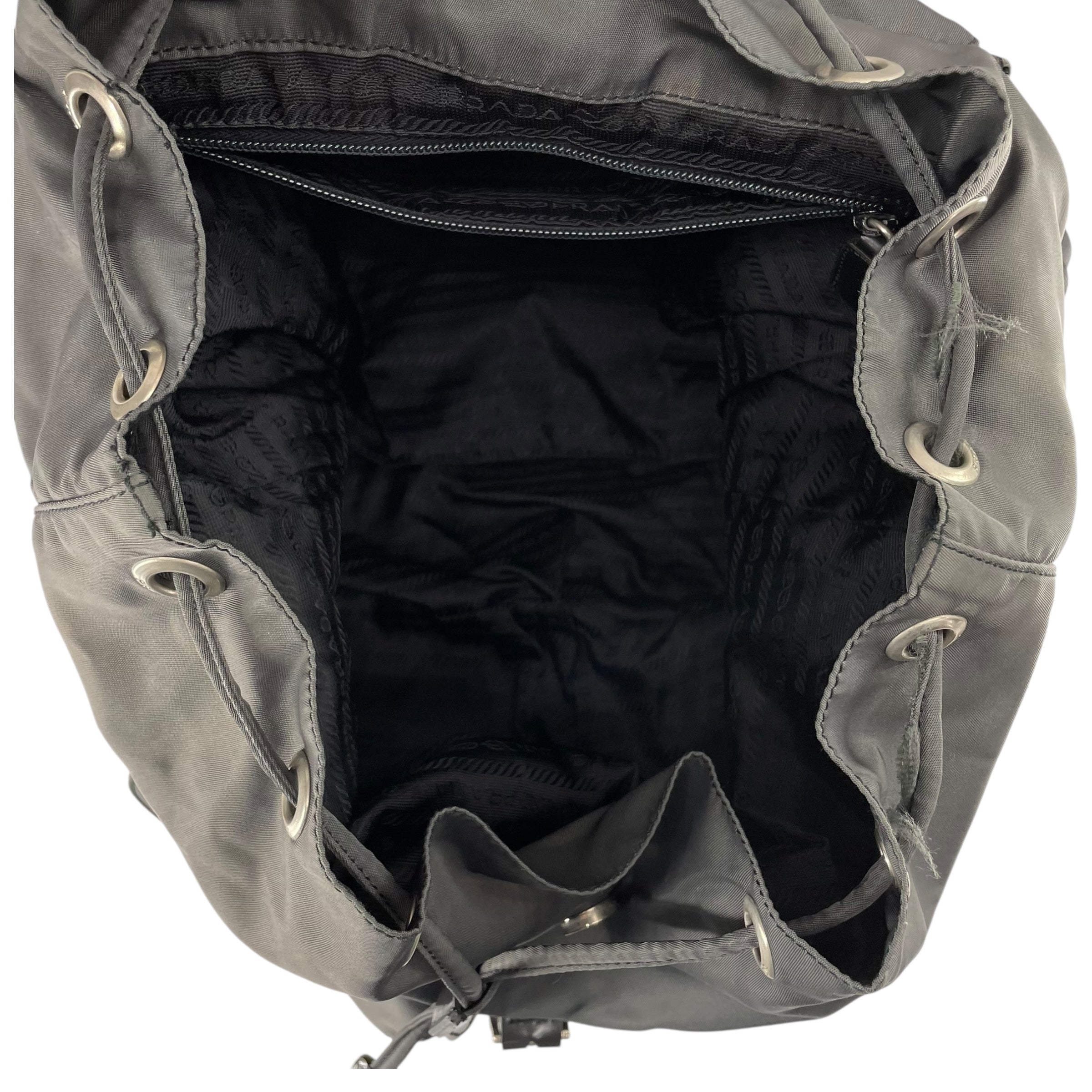 PRADA/Backpack/Nylon/GRY/RE-NYLON BACKPACK view 6