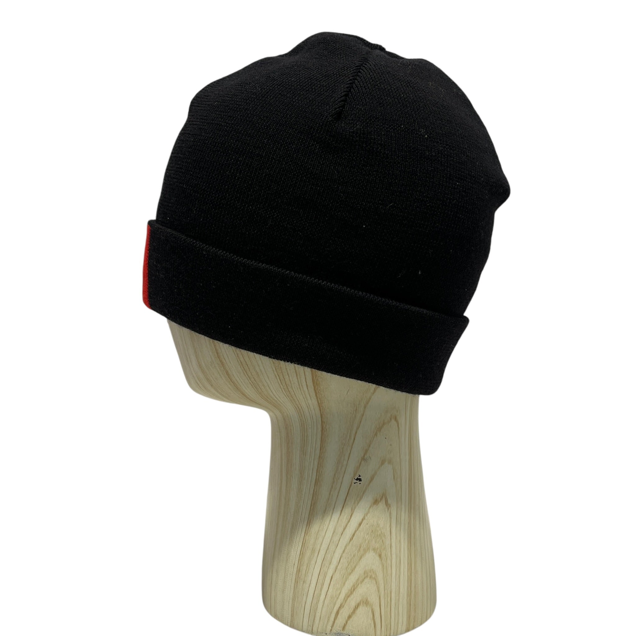 GIVENCHY/Beanie/Wool/BLK/M's/RED ON BLACK GIVENCHY LOGO view 2