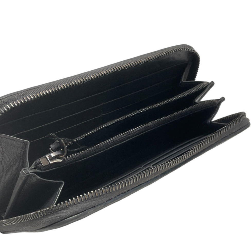 BOTTEGA VENETA/Long Wallet/Leather/GRY/L's/gry zipper view 4