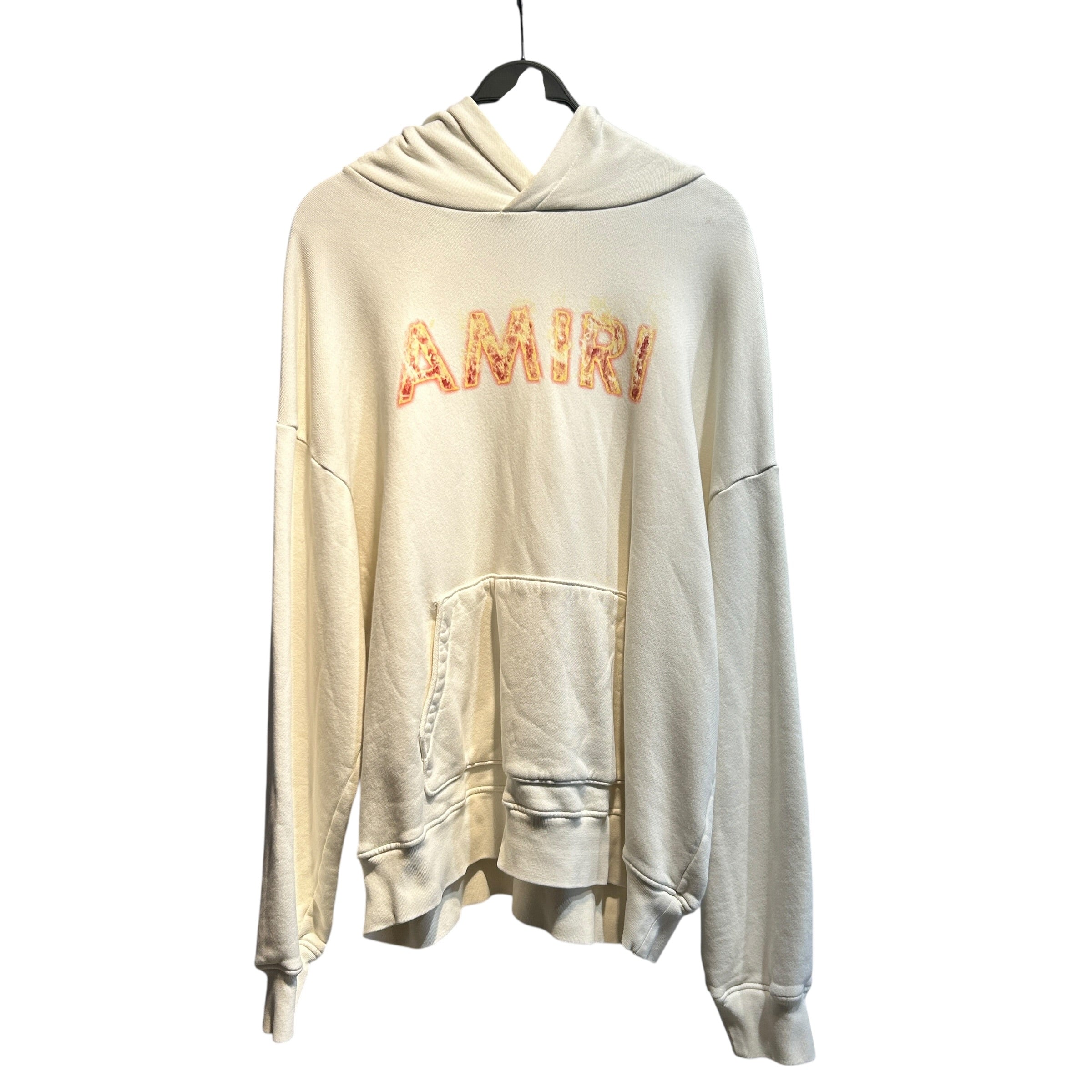 AMIRI/Hoodie/XL/Graphic/Cotton/WHT/Flame Logo Hoodie view 1