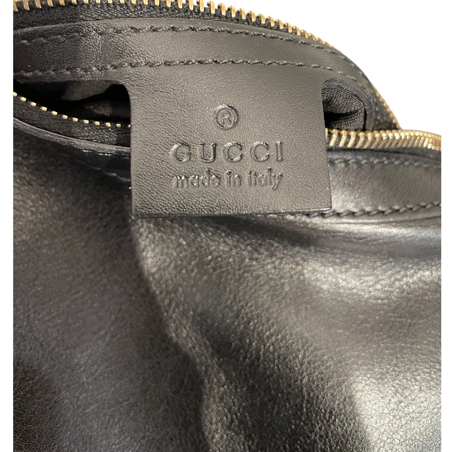 GUCCI/Hand Bag/Leather/BLK/Charmy Hobo Shoulder Bag view 5