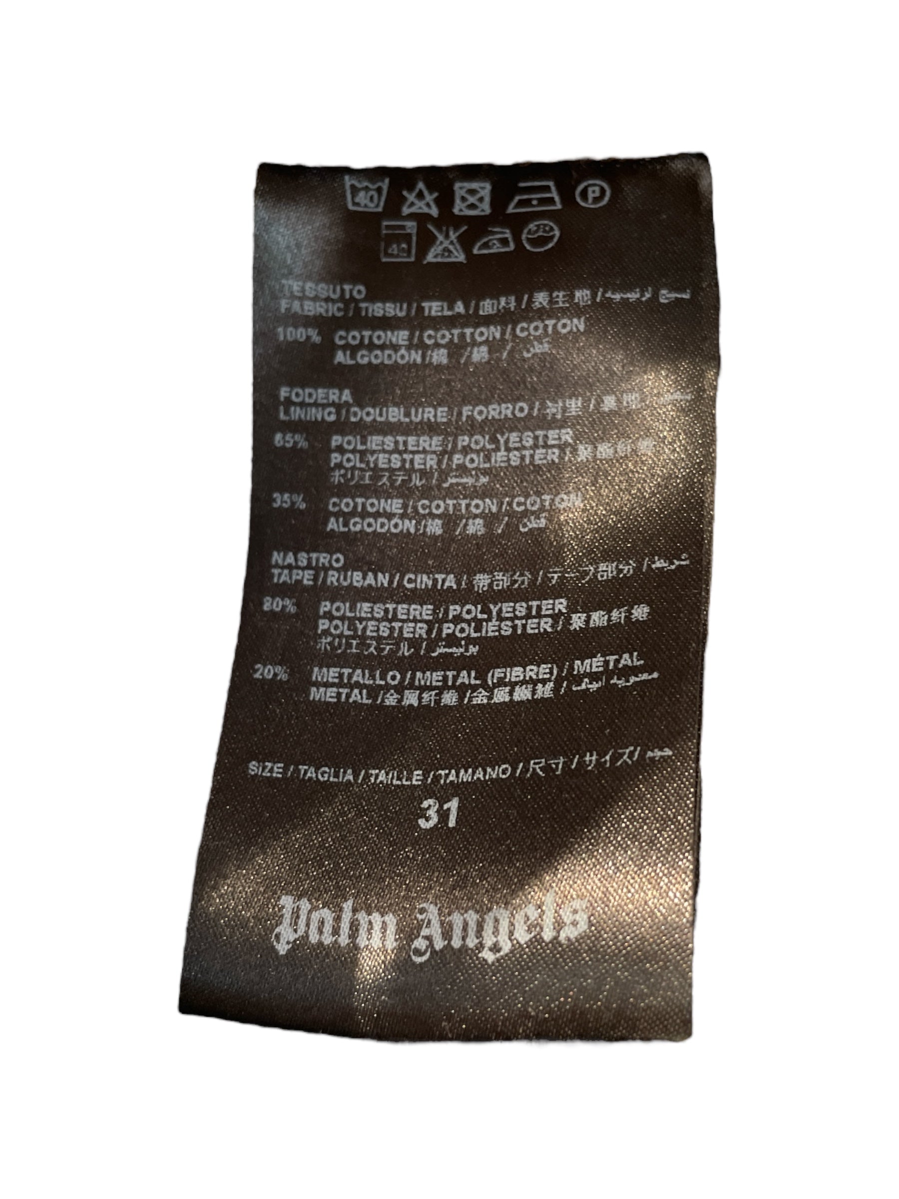 Palm Angels/Skinny Pants/31/Denim/IDG/ view 4