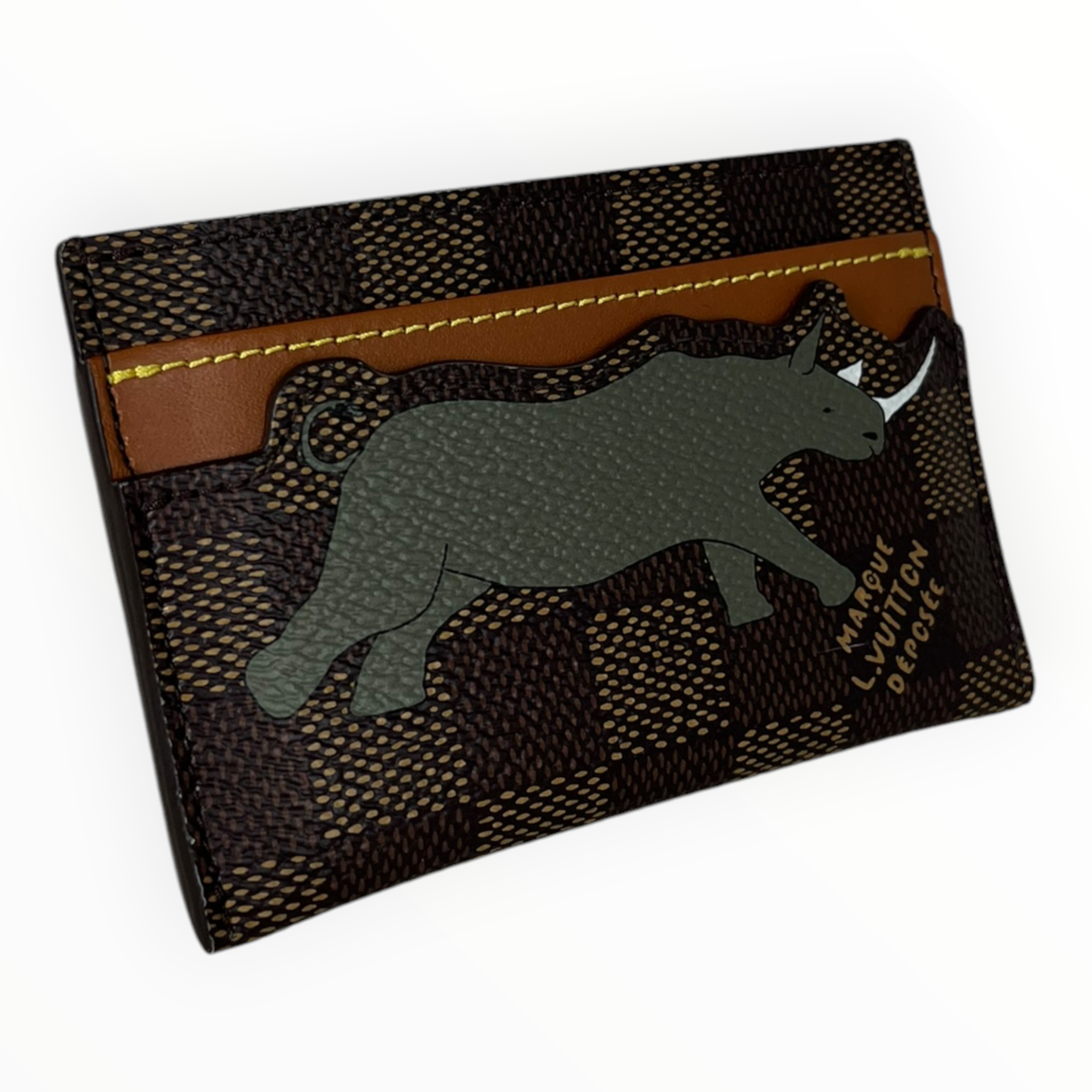 LOUIS VUITTON/Card Case/Monogram/Leather/BRW/M's/THE DARJEELING CARDHOLDER view 2
