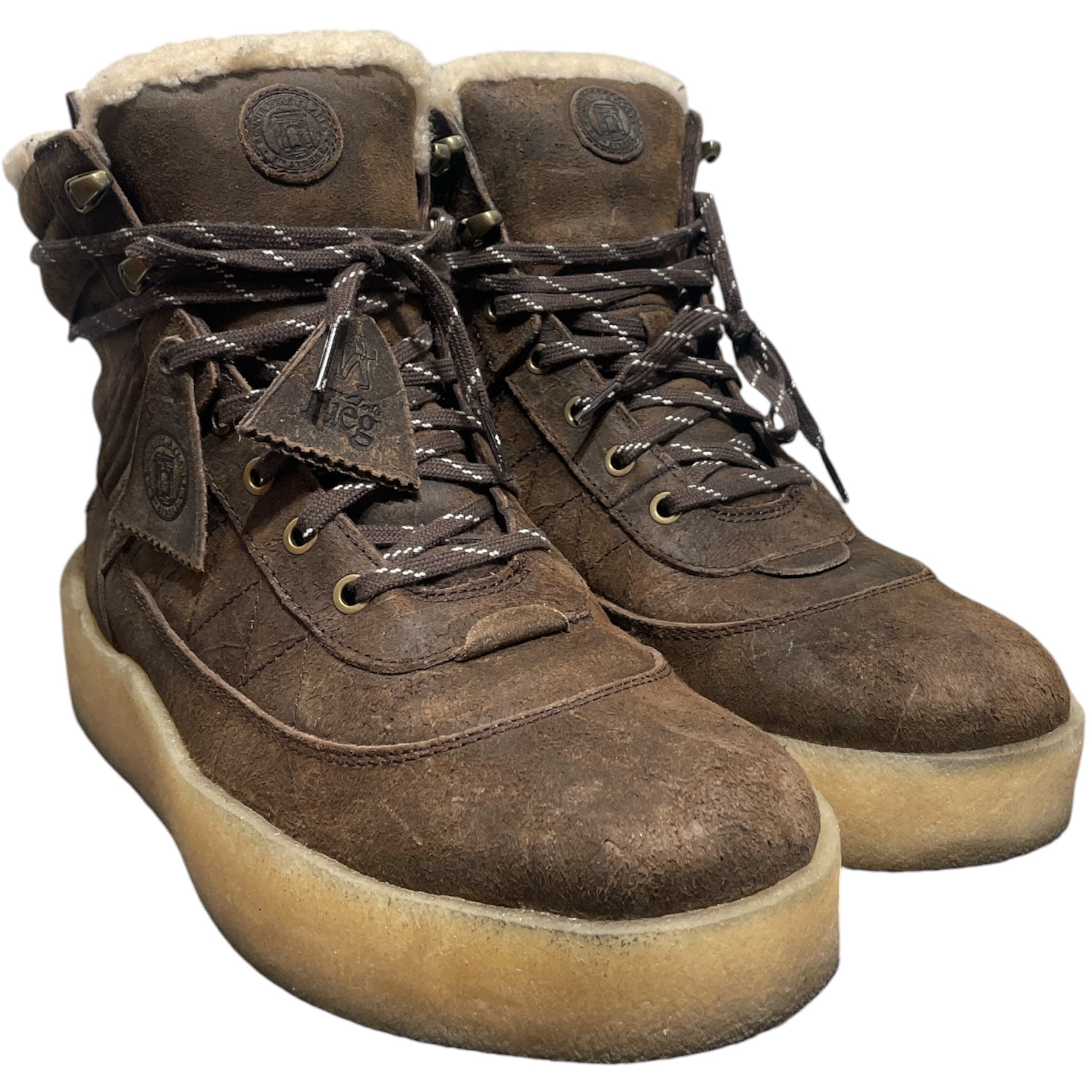 Clarks/Boots/US 10.5/Suede/BRW/x Ronnie Fieg Shearling Choco view 1