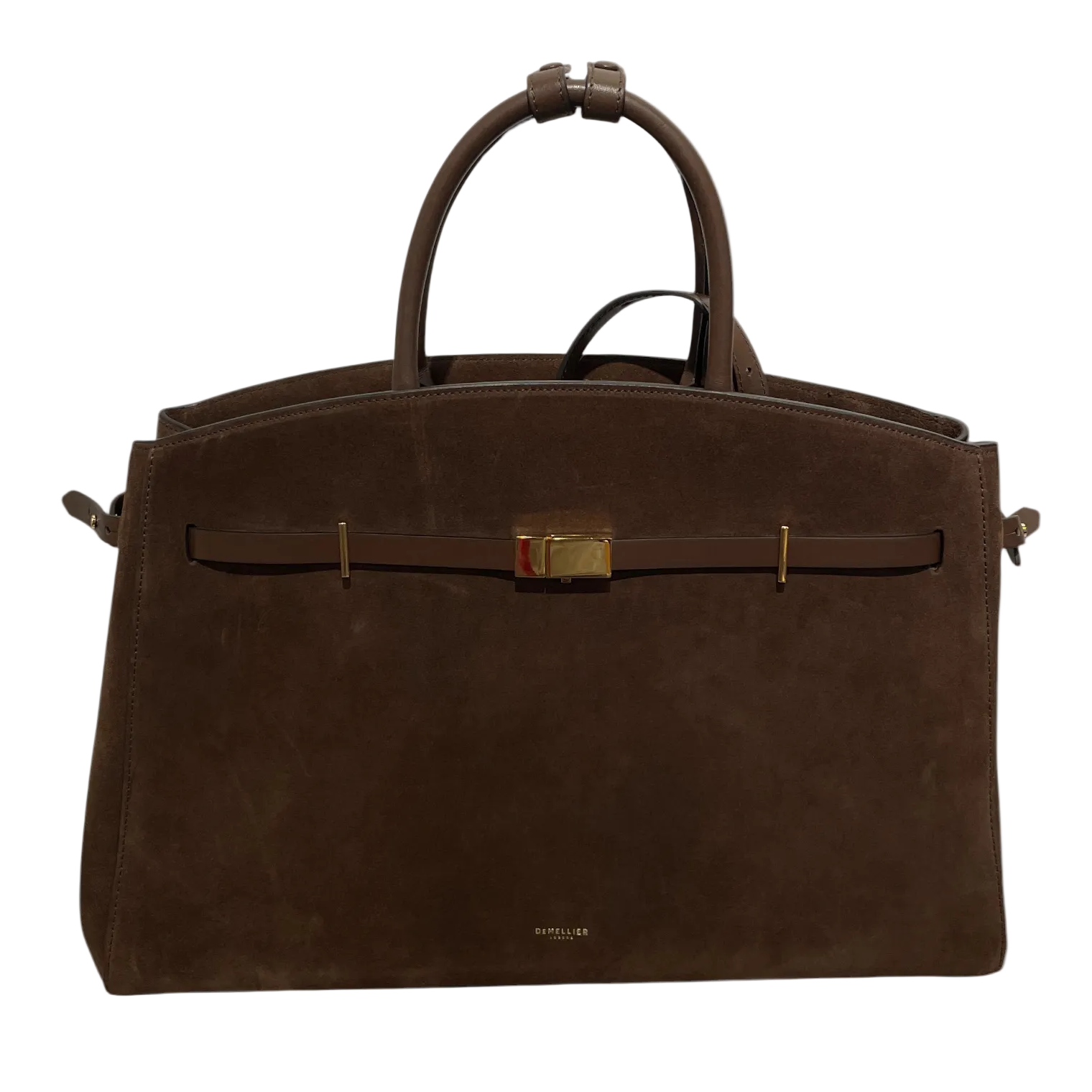 DEMELLIER/Tote Bag/Suede/BRW/ view 1
