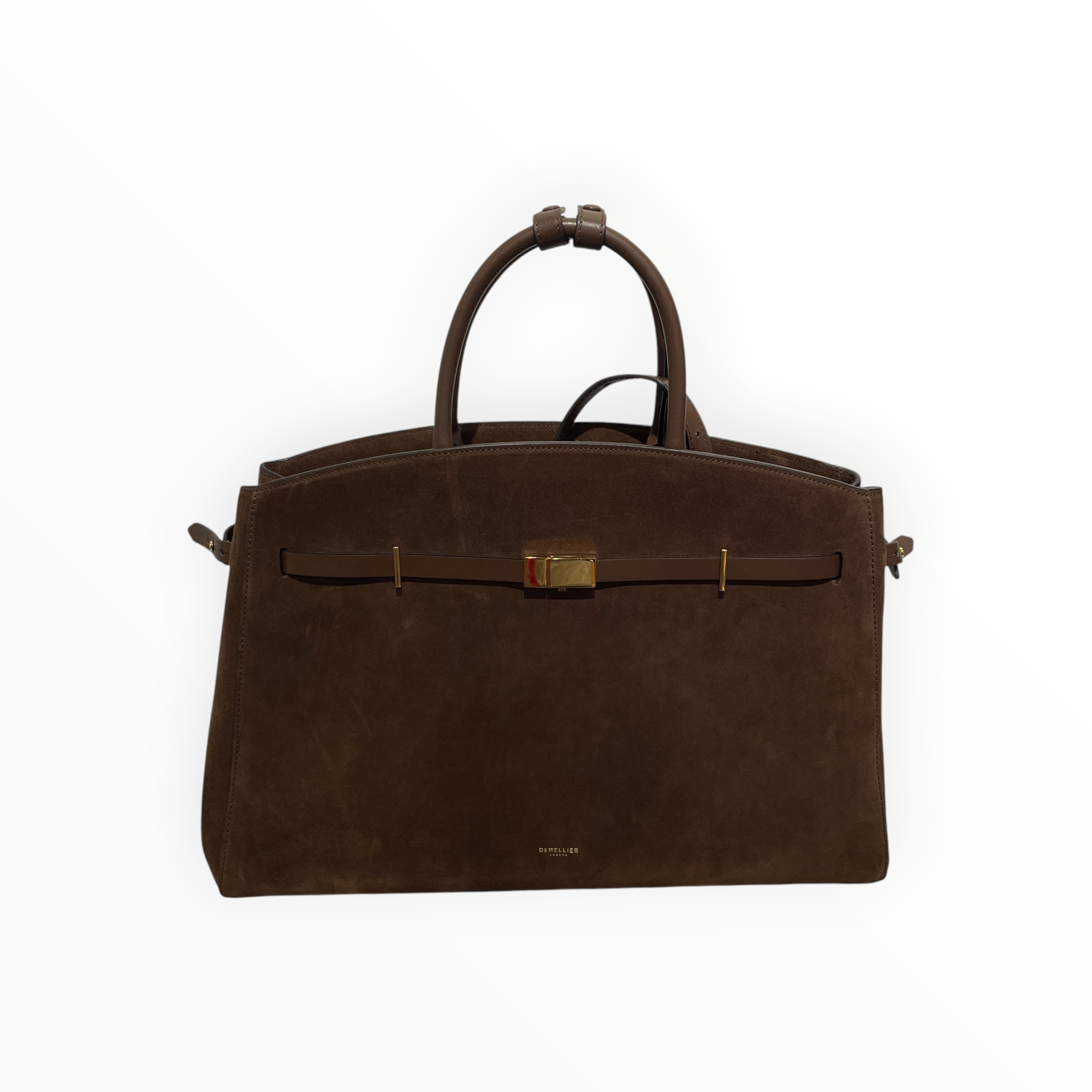 DEMELLIER/Tote Bag/Suede/BRW/ view 1