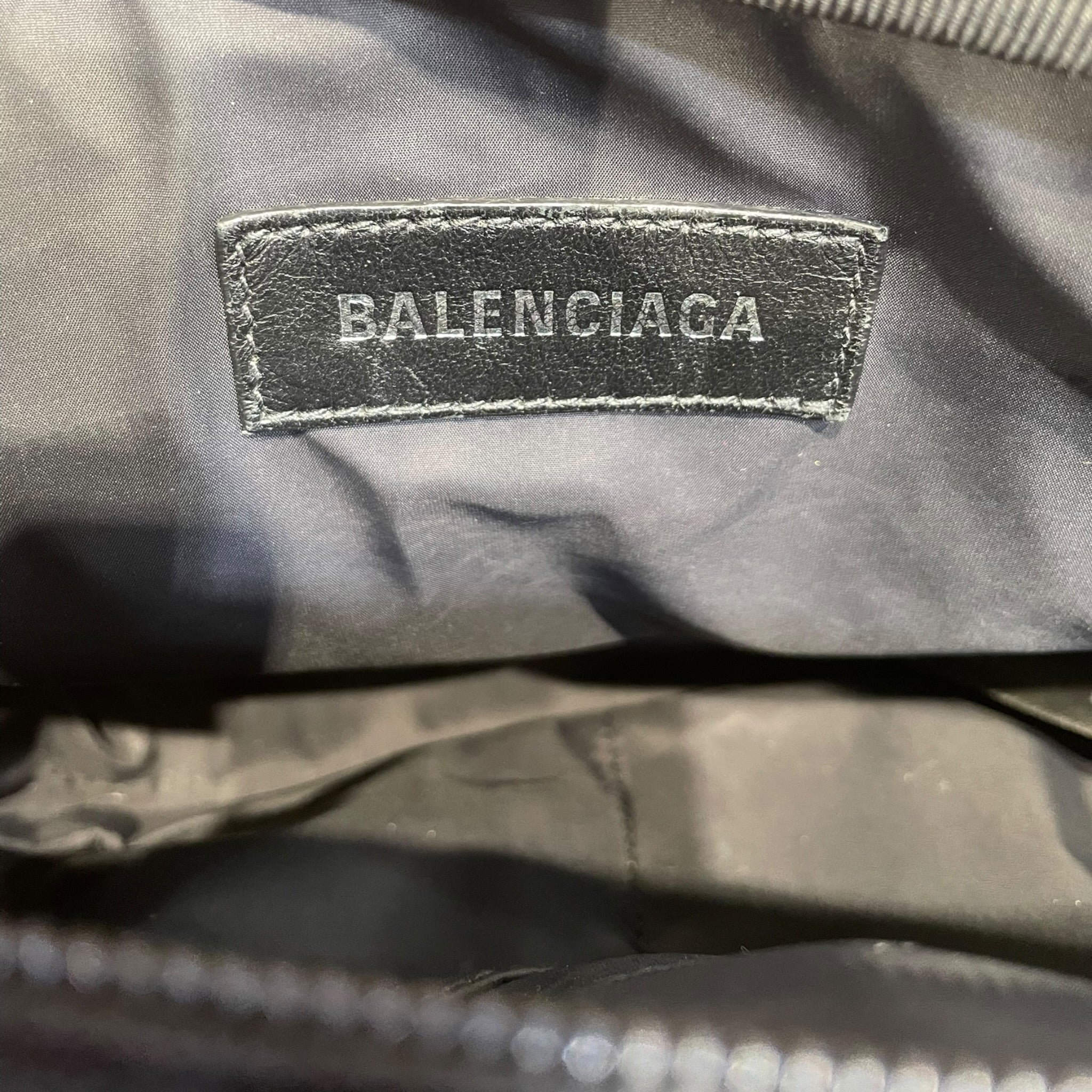 BALENCIAGA/Cross Body Bag/Leather/BLK/TACTICAL LEATHER BAG view 5